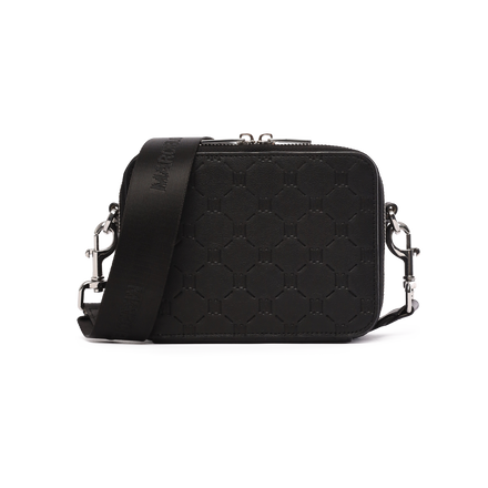 MONOGRAM SHOULDER BAG in BLACK