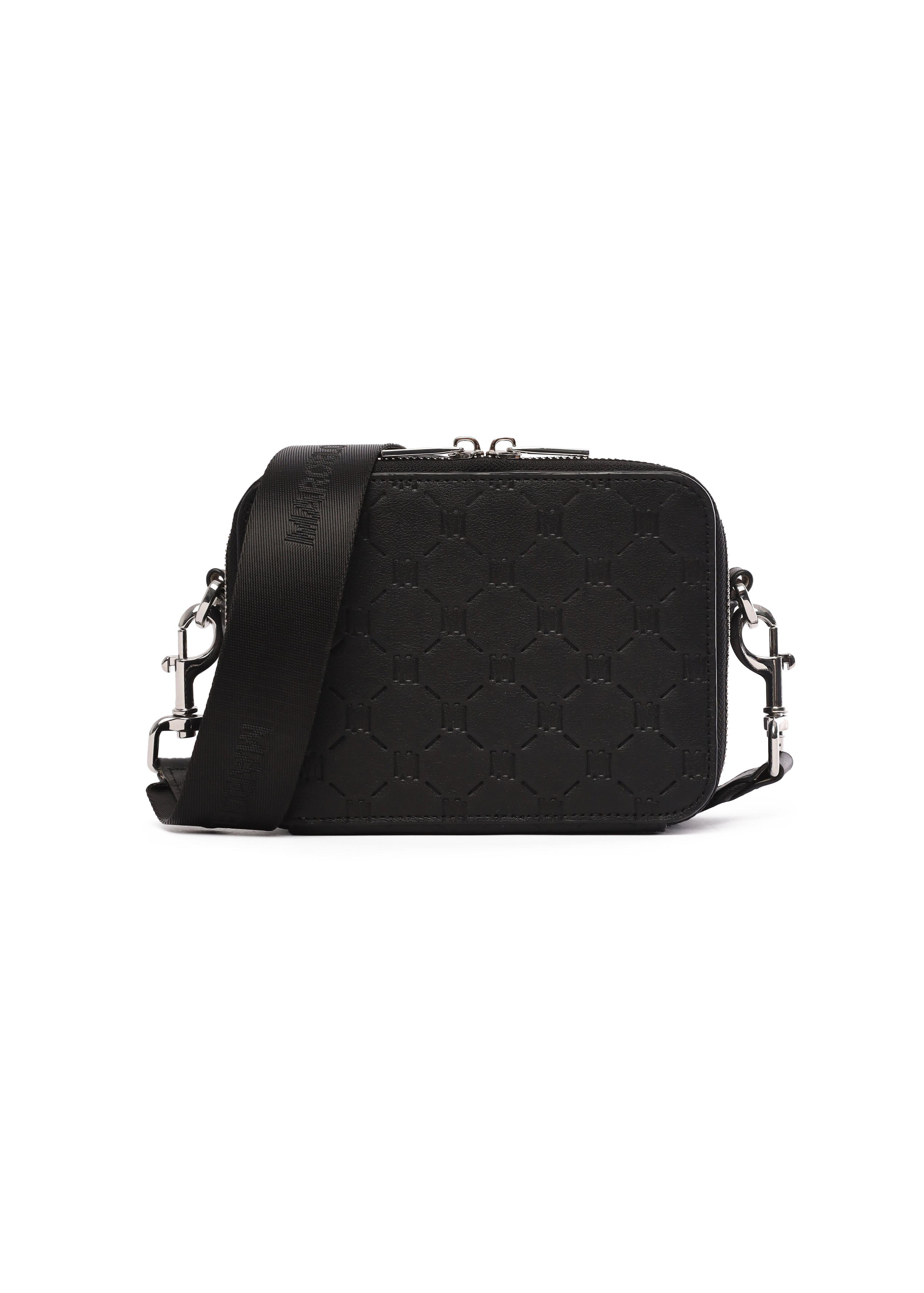 MONOGRAM SHOULDER BAG in BLACK