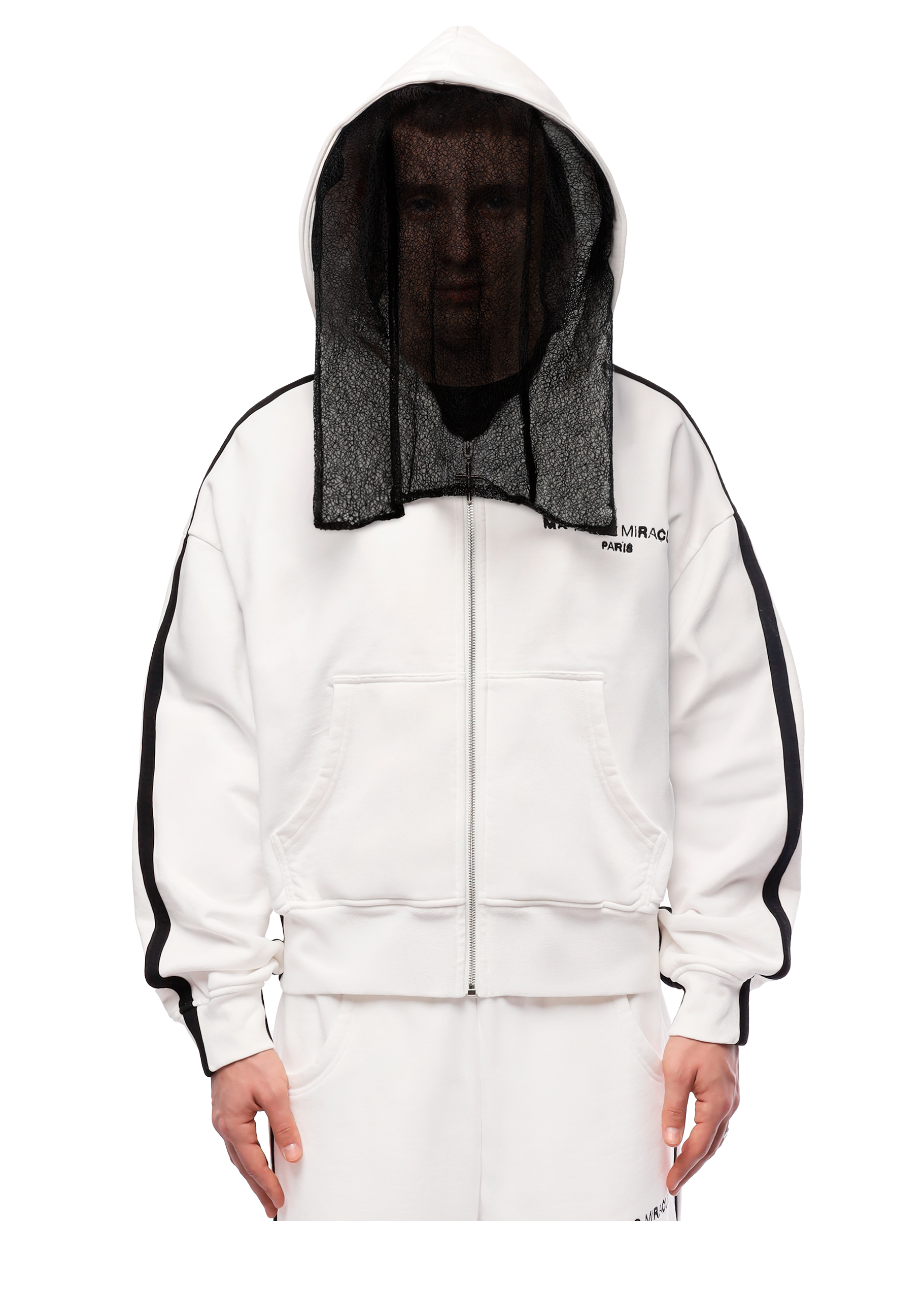 GHOST HOODIE in WHITE