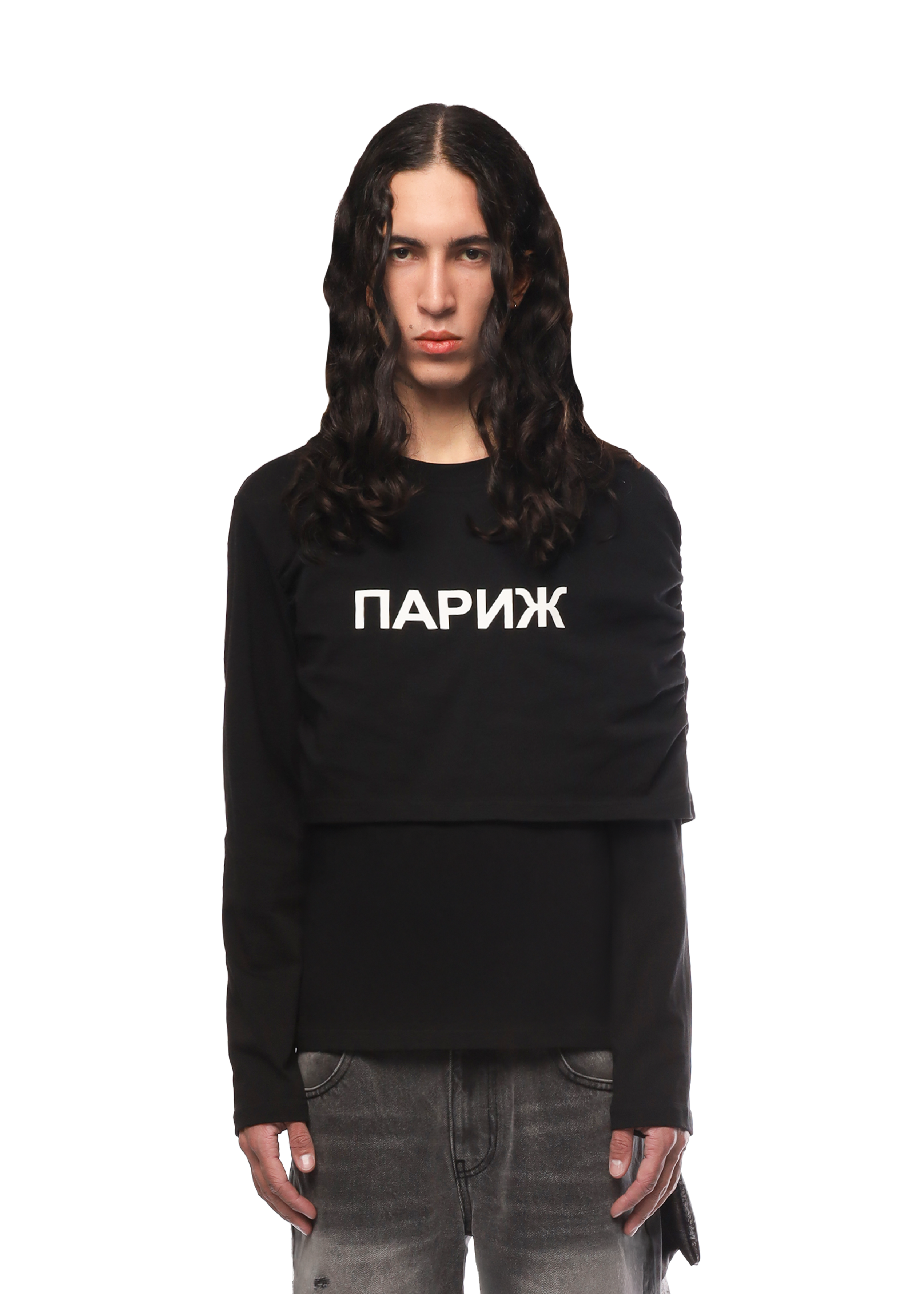 PARIS LONGSLEEVE in BLACK