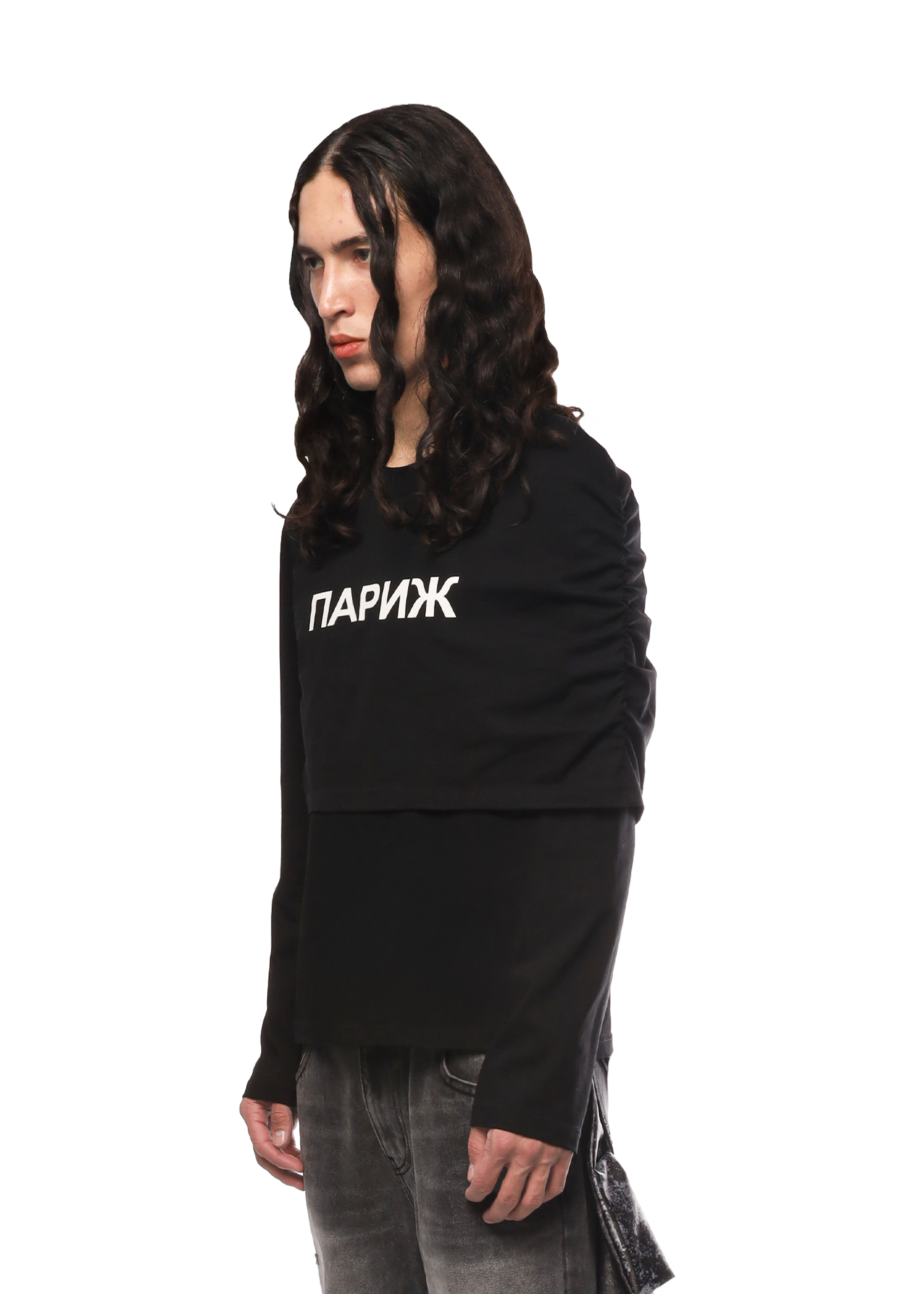 PARIS LONGSLEEVE in BLACK