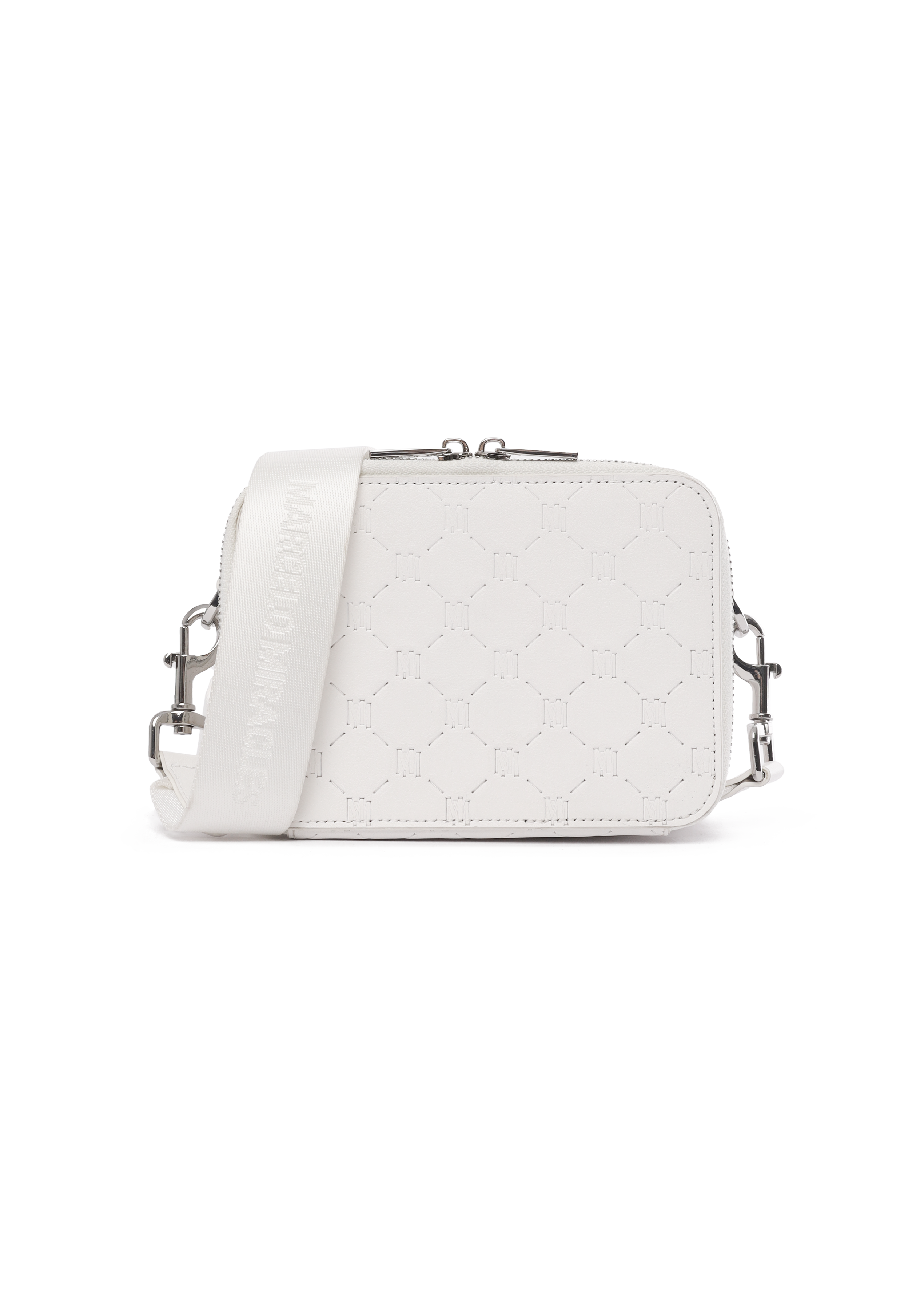 MONOGRAM SHOULDER BAG in WHITE