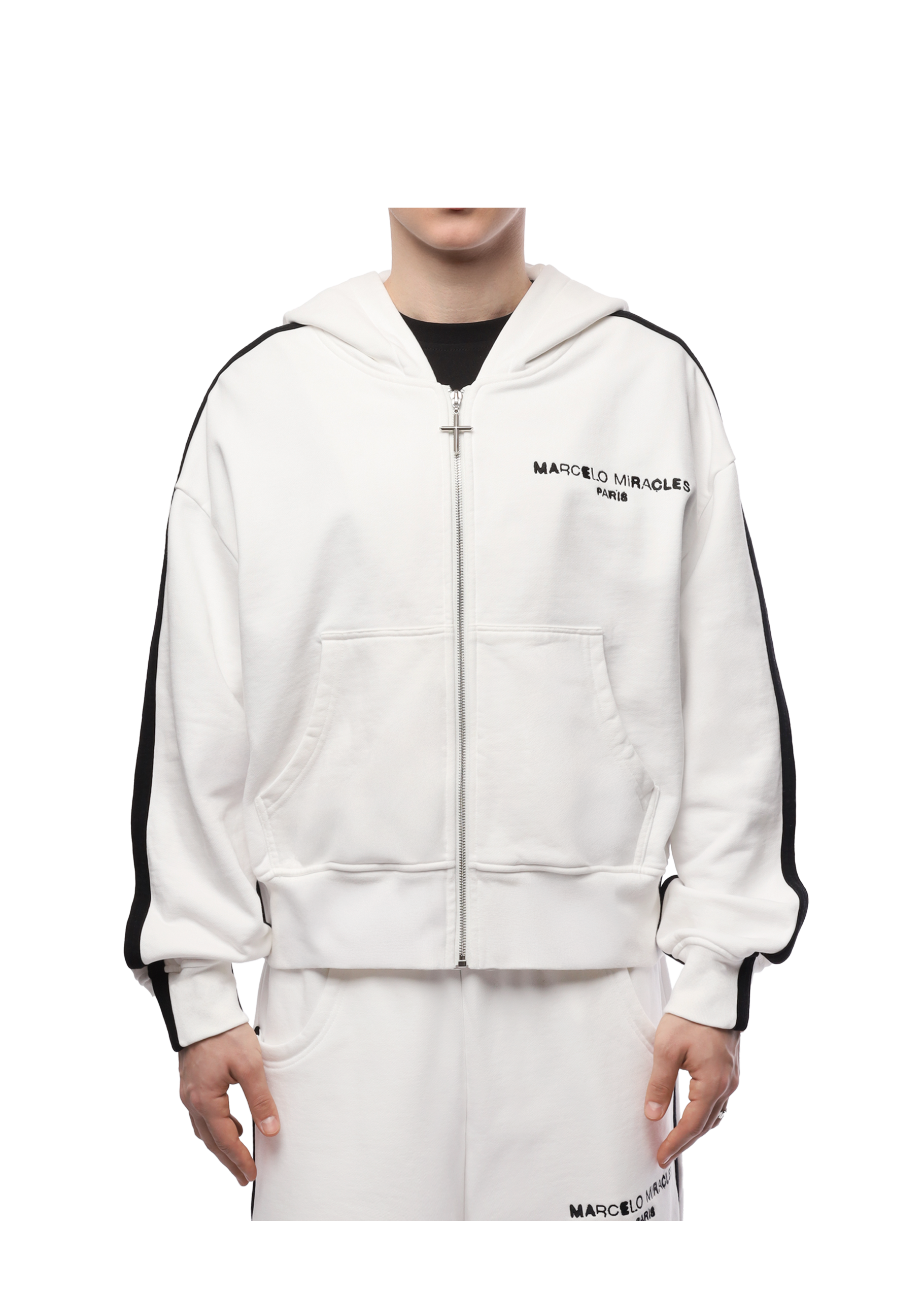GHOST HOODIE in WHITE