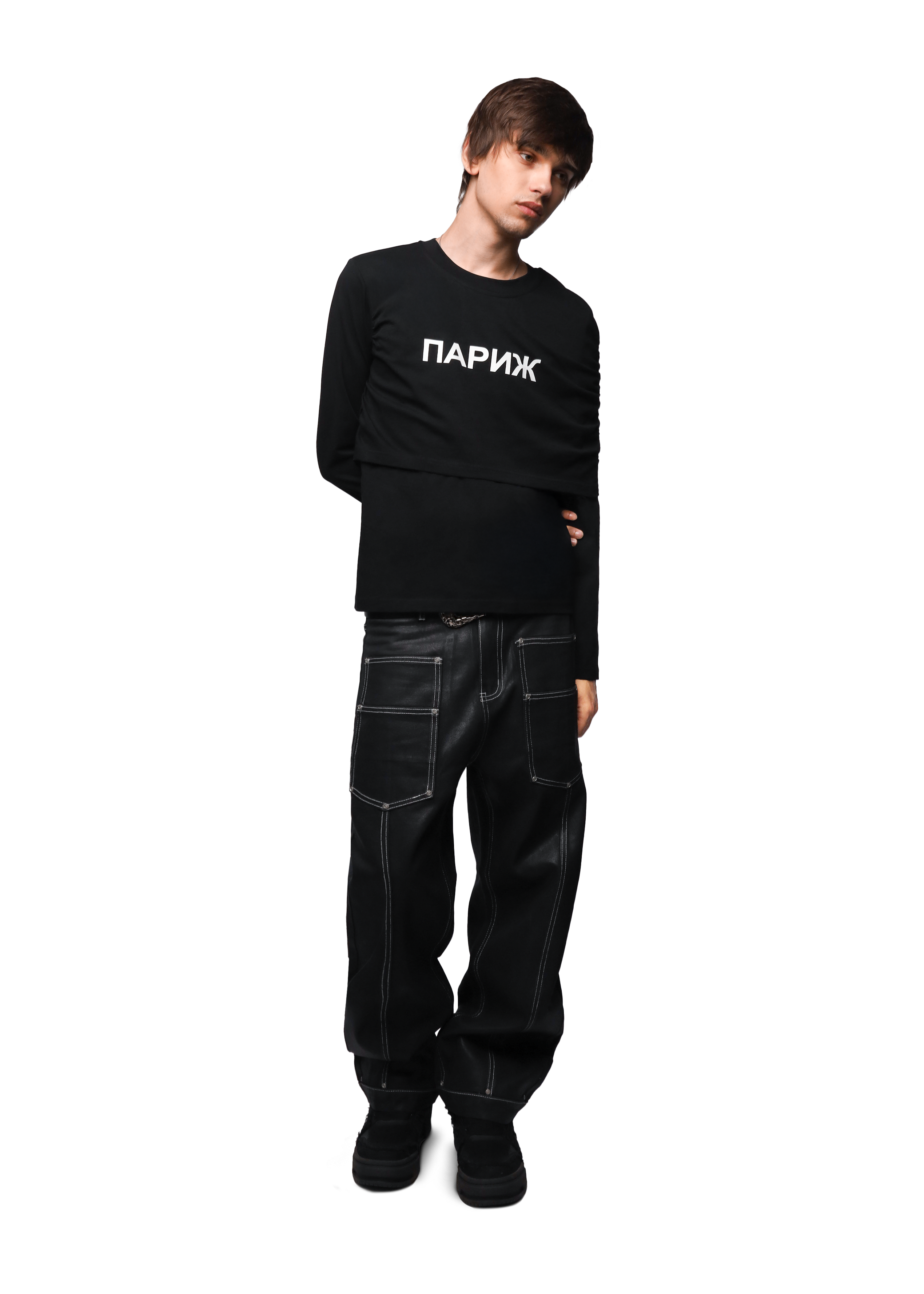 PARIS LONGSLEEVE in BLACK