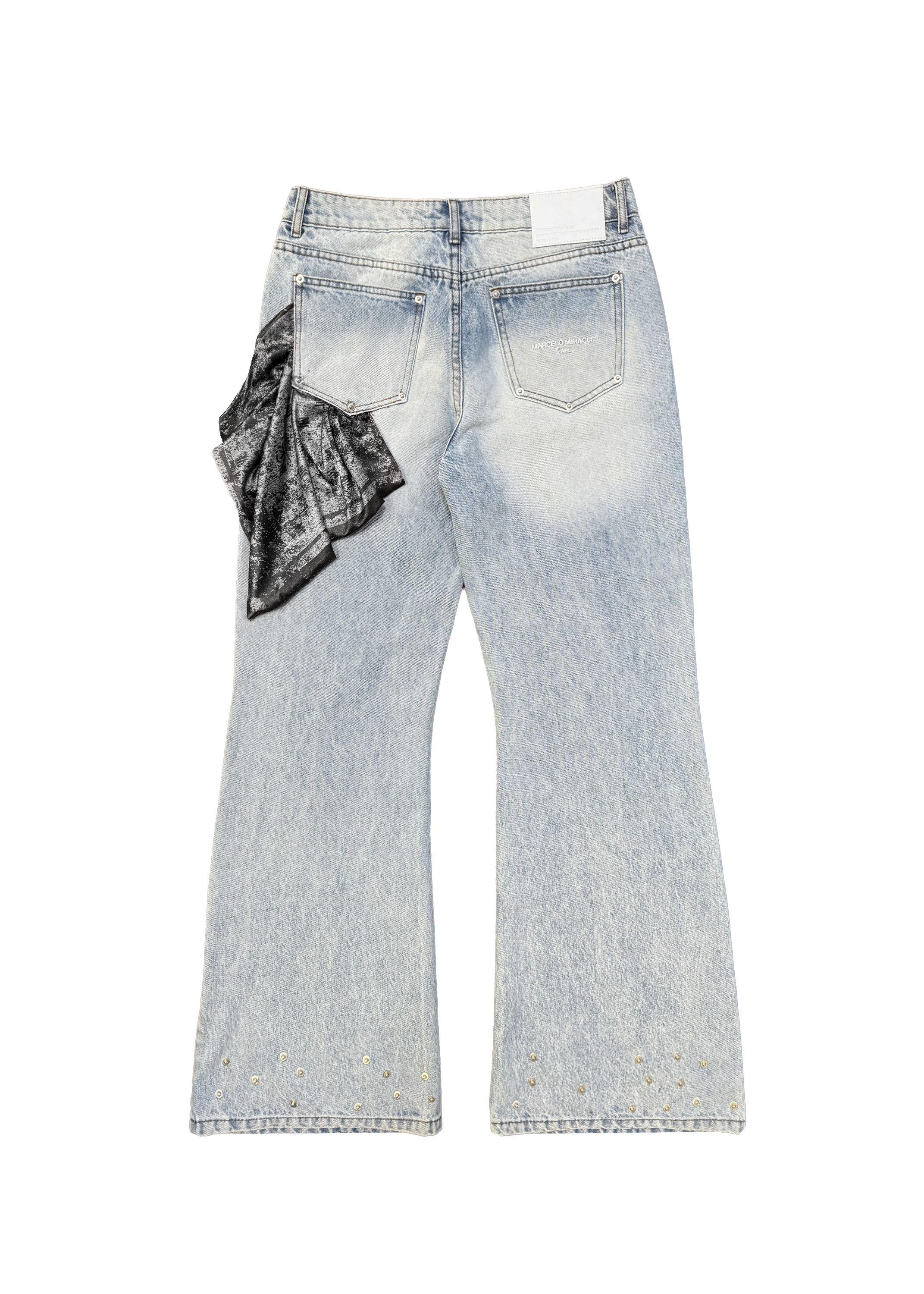 SERPENT FLARE DENIM in BLUE