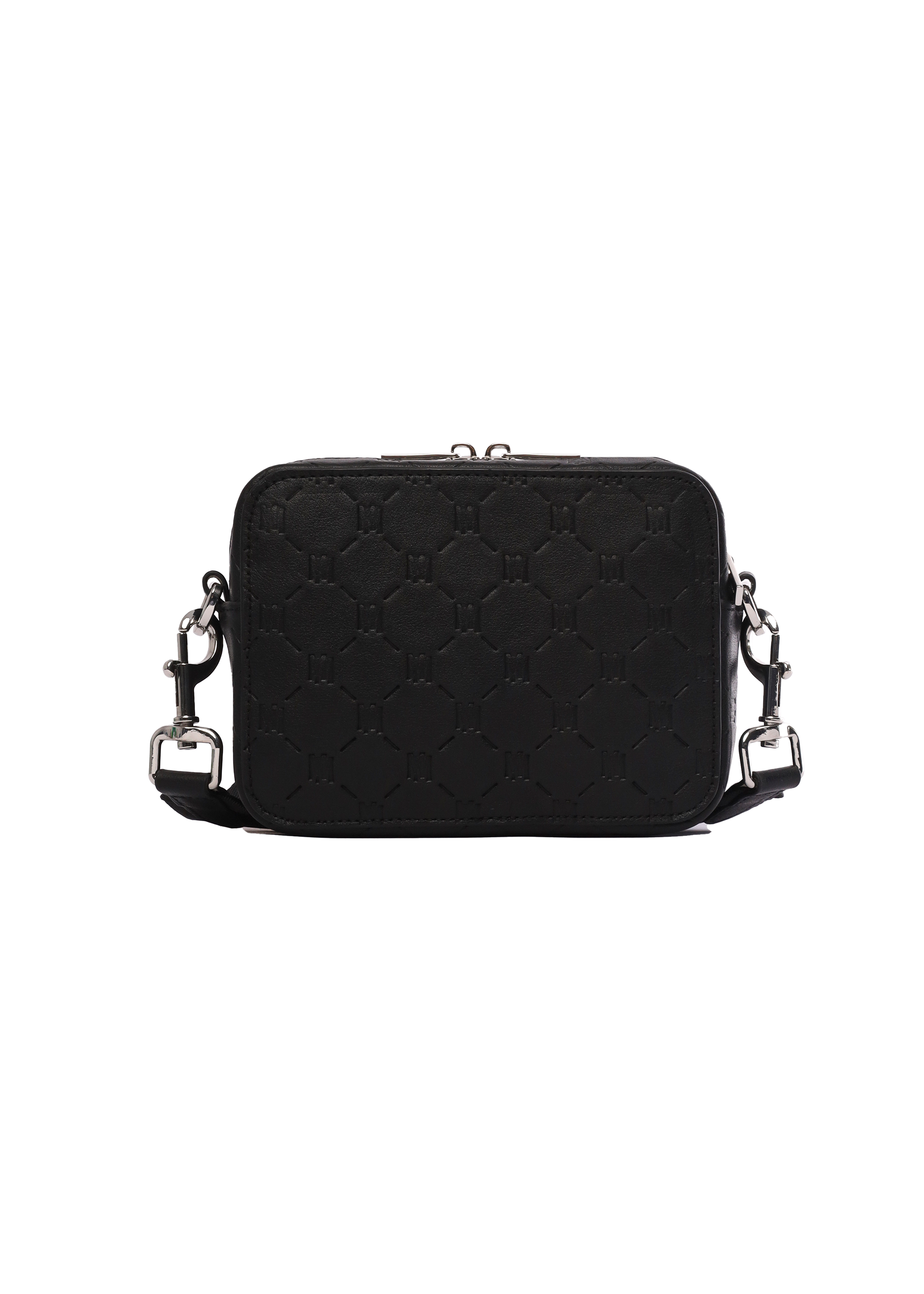 MONOGRAM SHOULDER BAG in BLACK