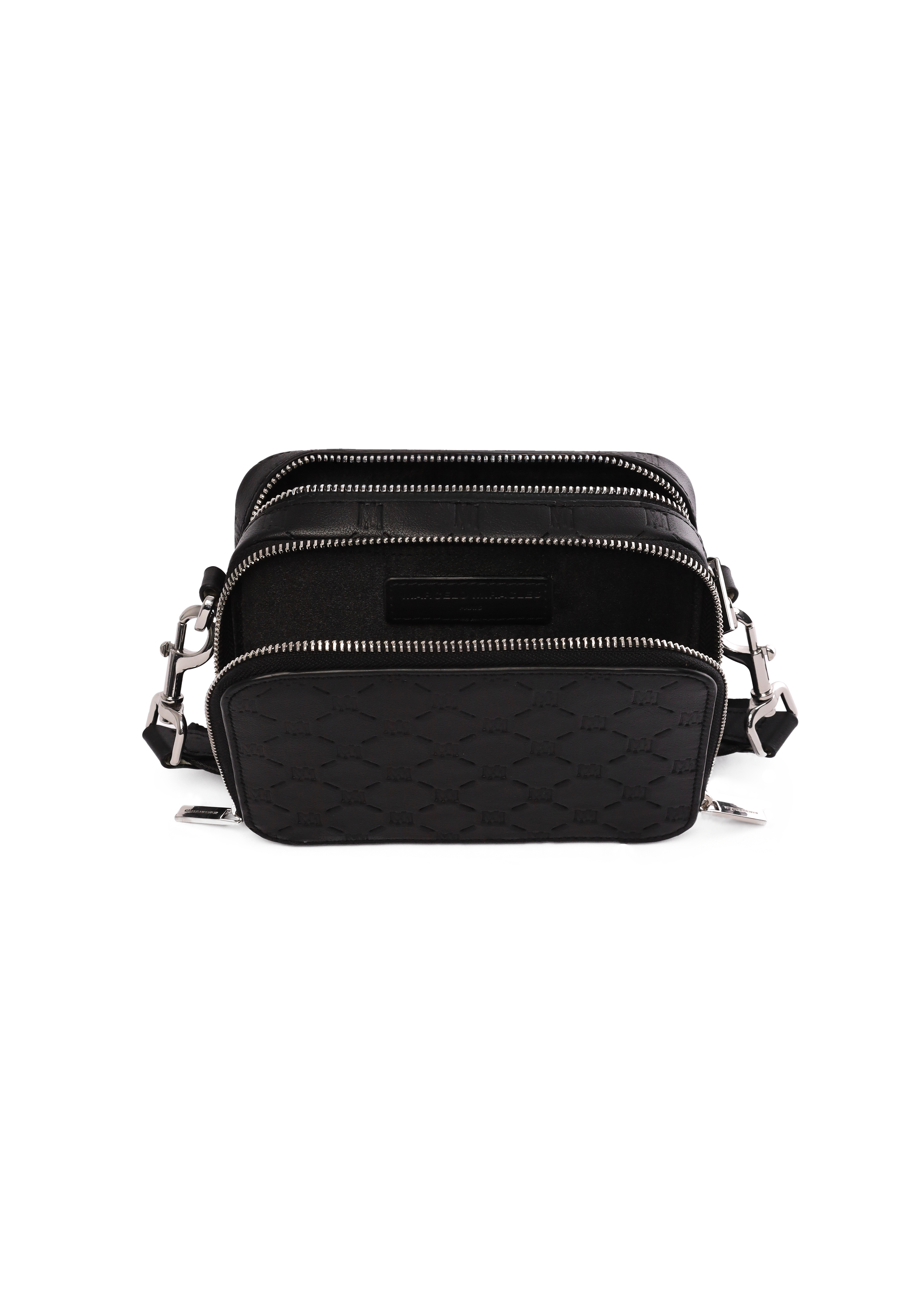 MONOGRAM SHOULDER BAG in BLACK