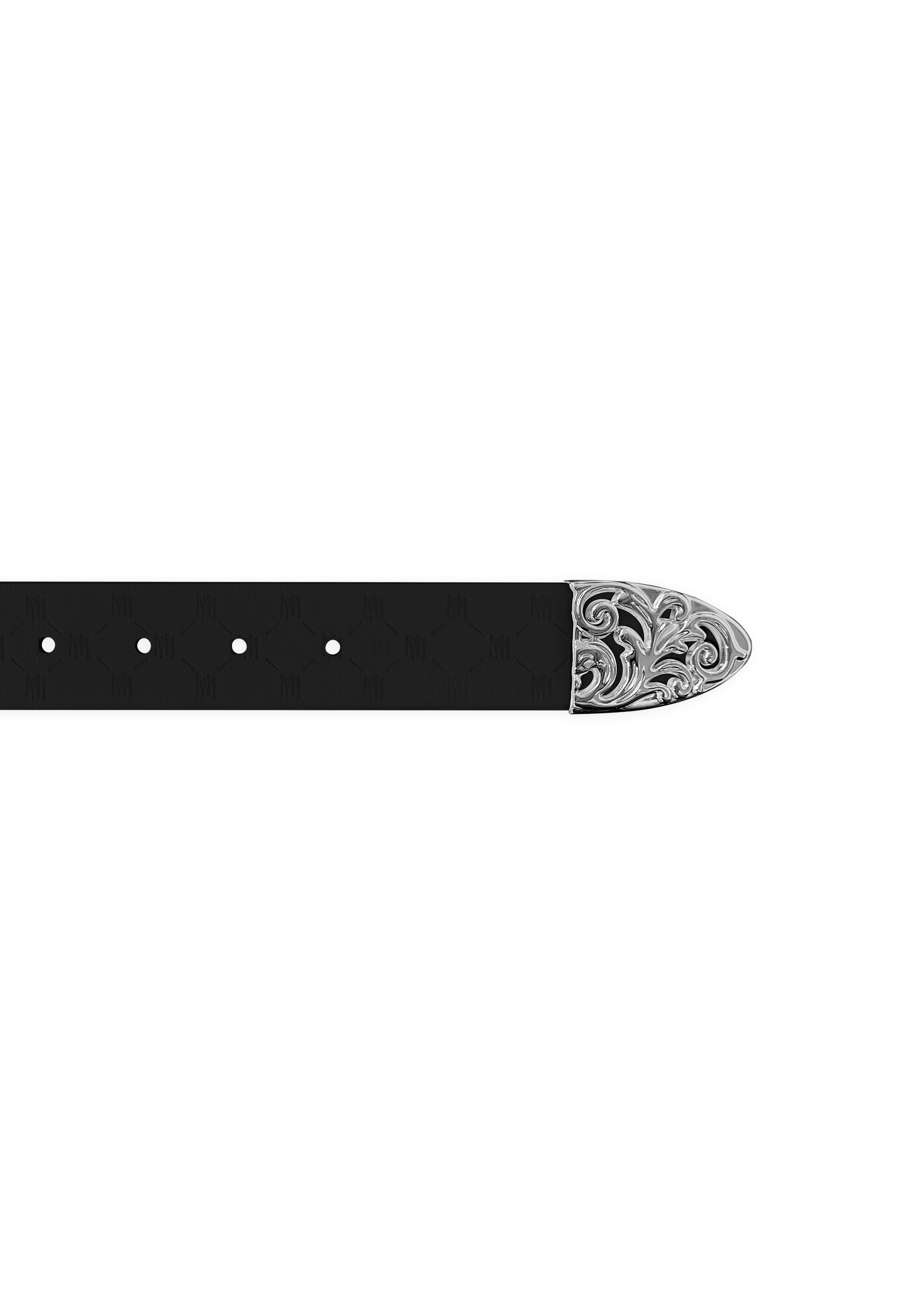 MONOGRAM BELT in BLACK