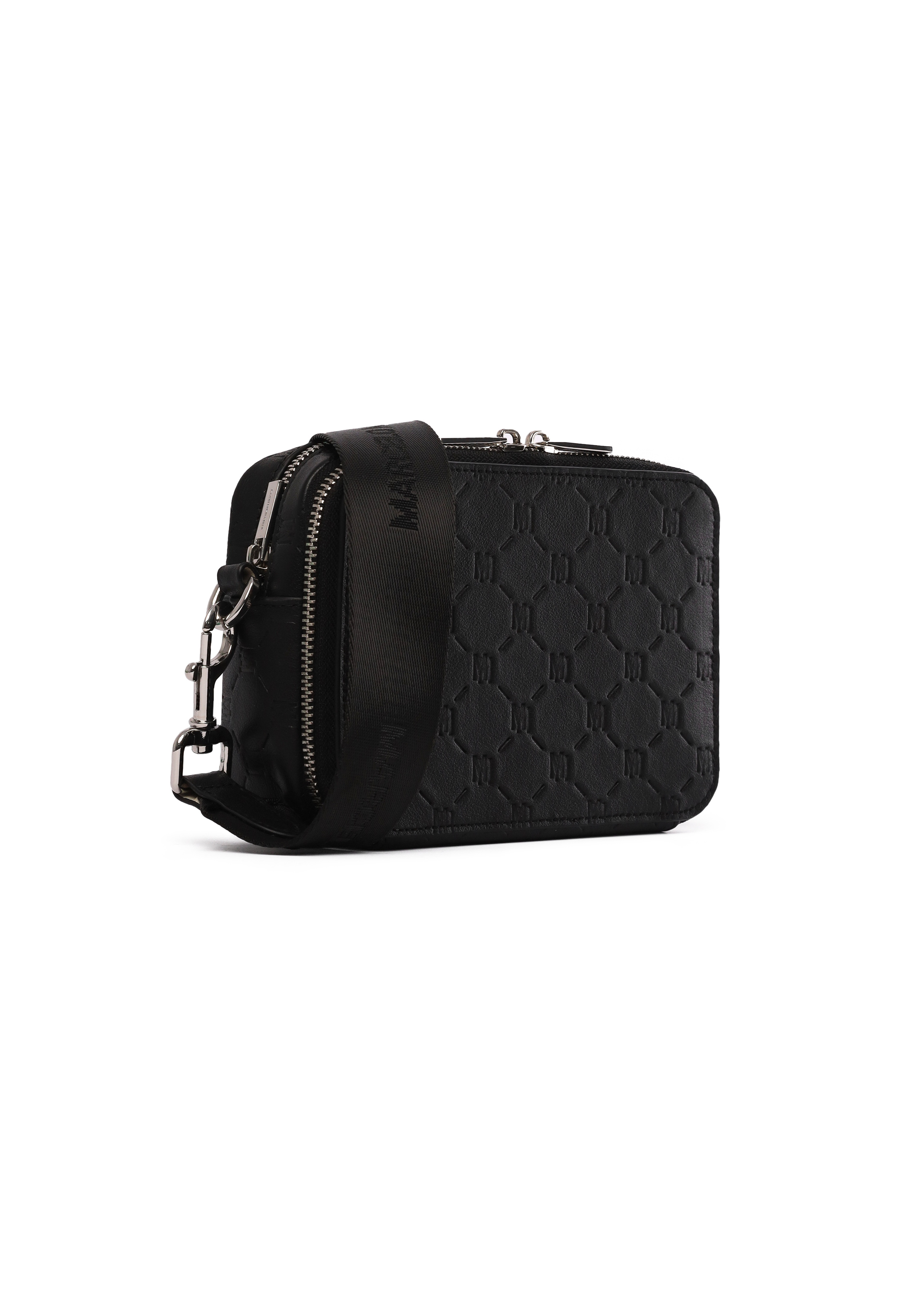MONOGRAM SHOULDER BAG in BLACK