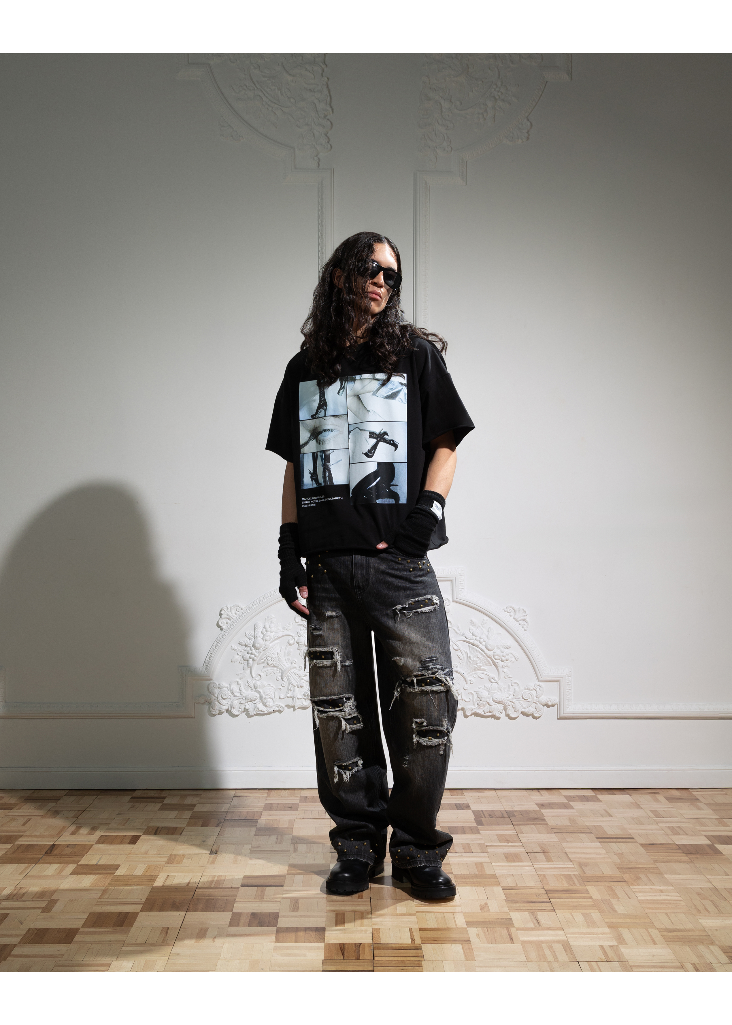 PHOTO T-SHIRT in BLACK