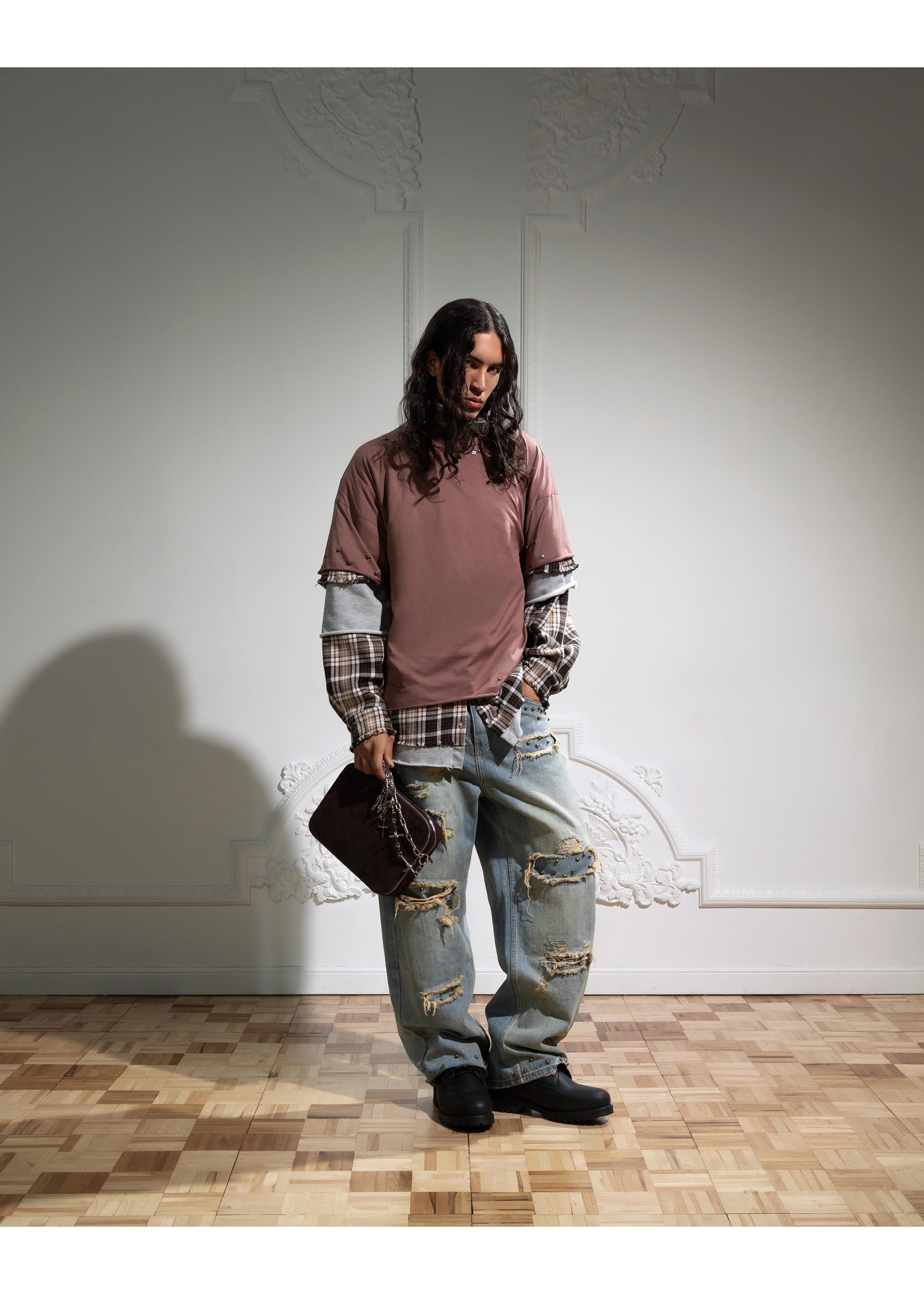 ANTWERP CROSSBODY BAG in BROWN