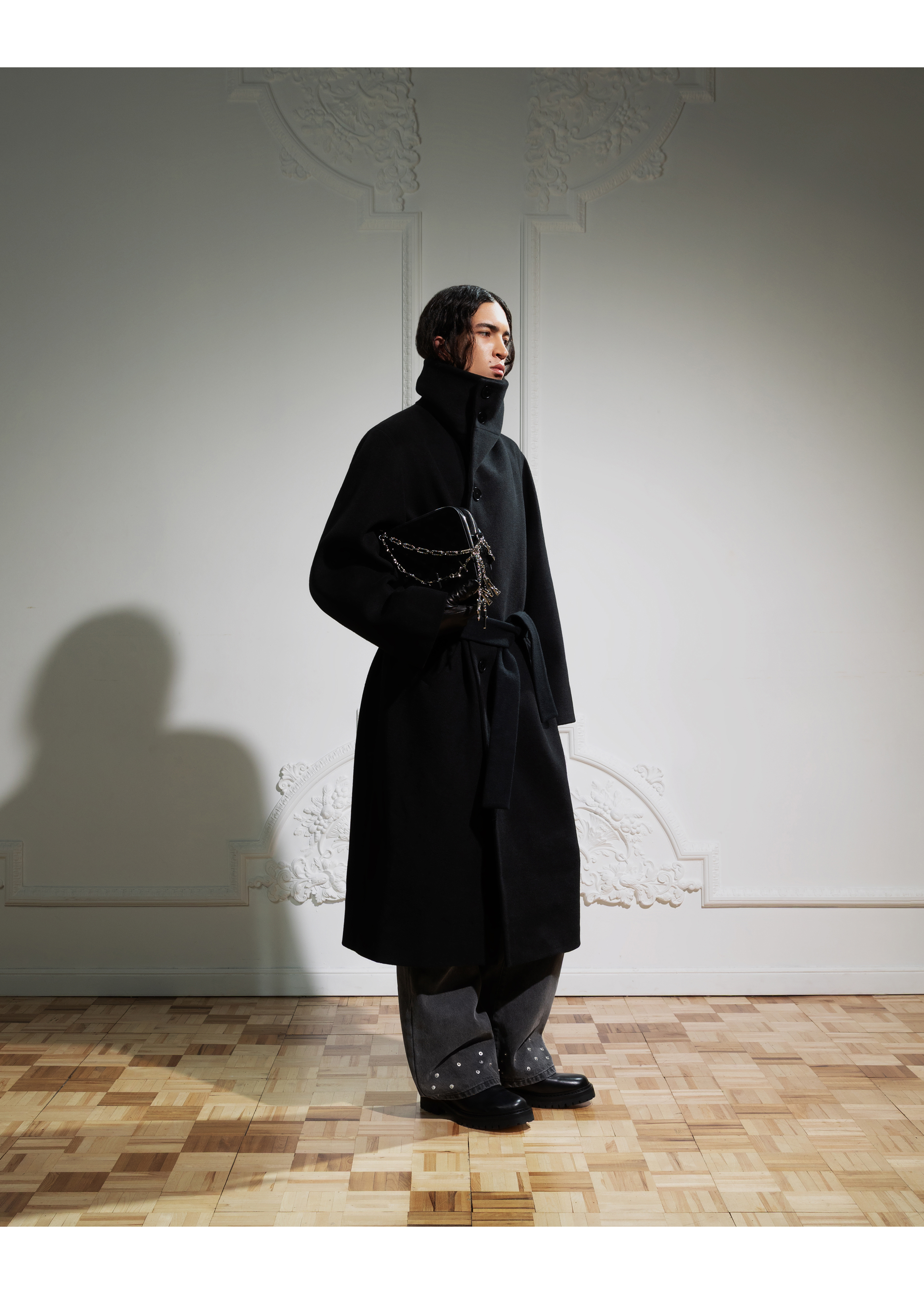 LA SEINE COAT in BLACK