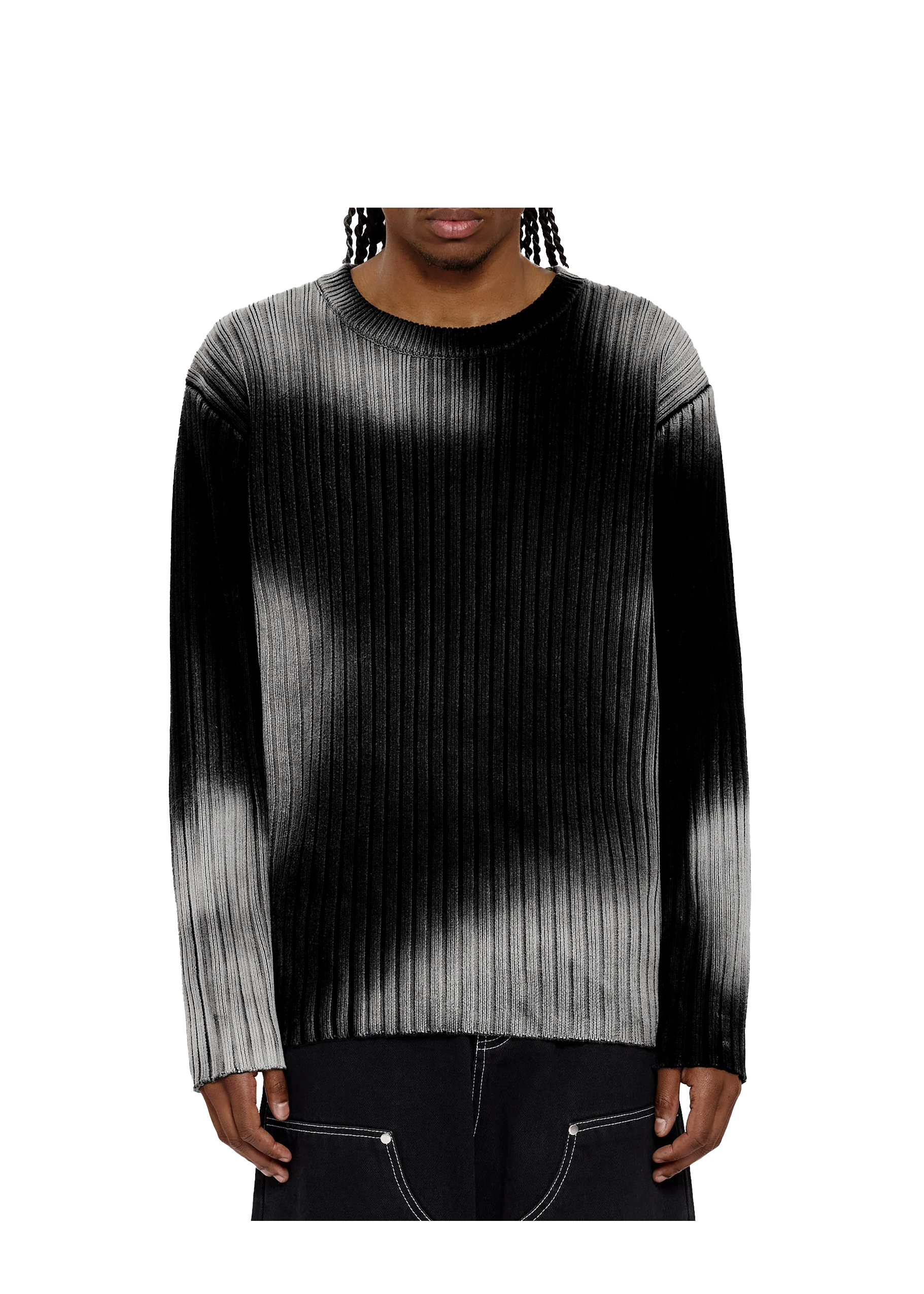 SPRAY KNIT in BLACK