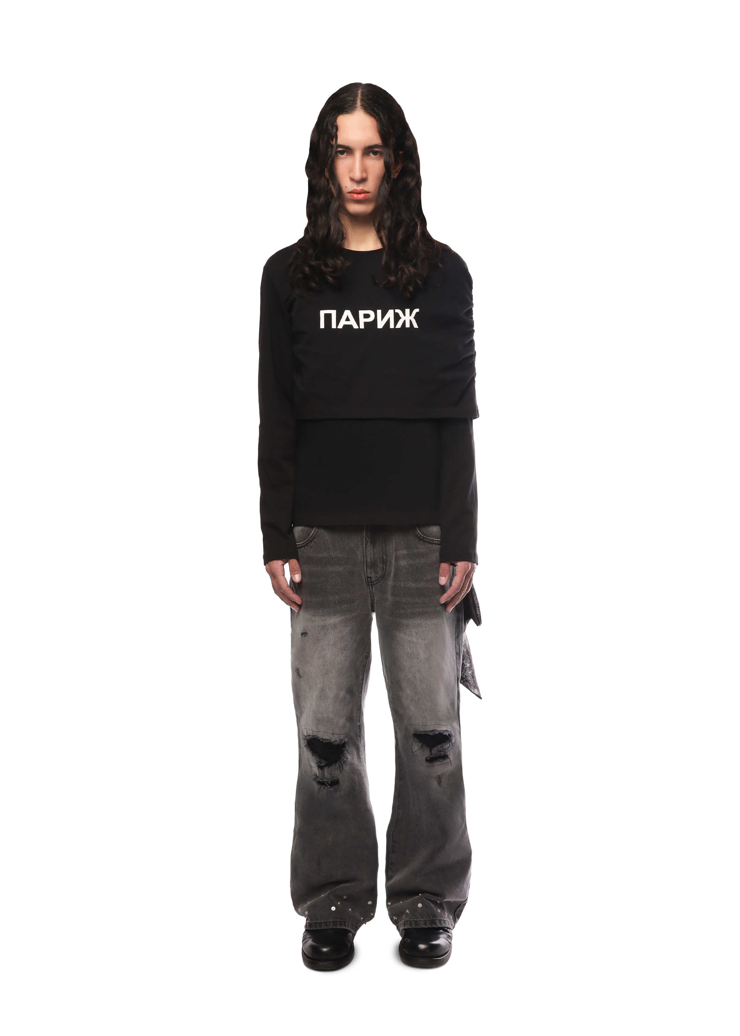 PARIS LONGSLEEVE in BLACK