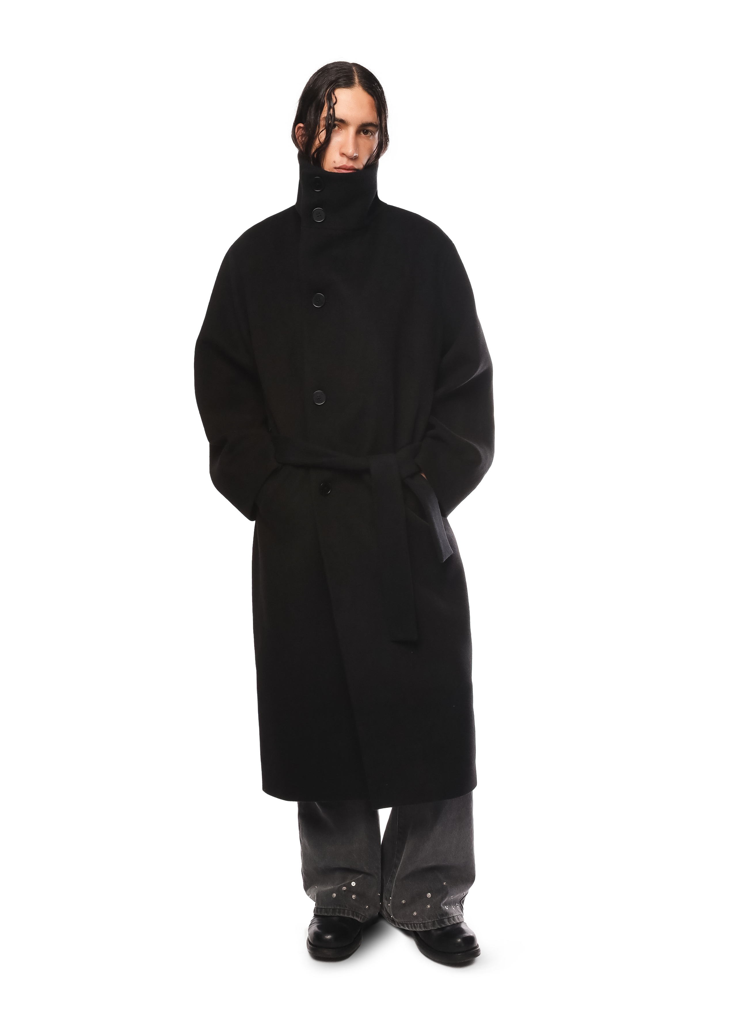 LA SEINE COAT in BLACK