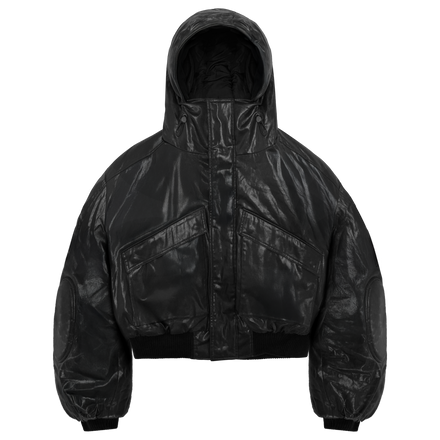 SIBERIA BOMBER in BLACK