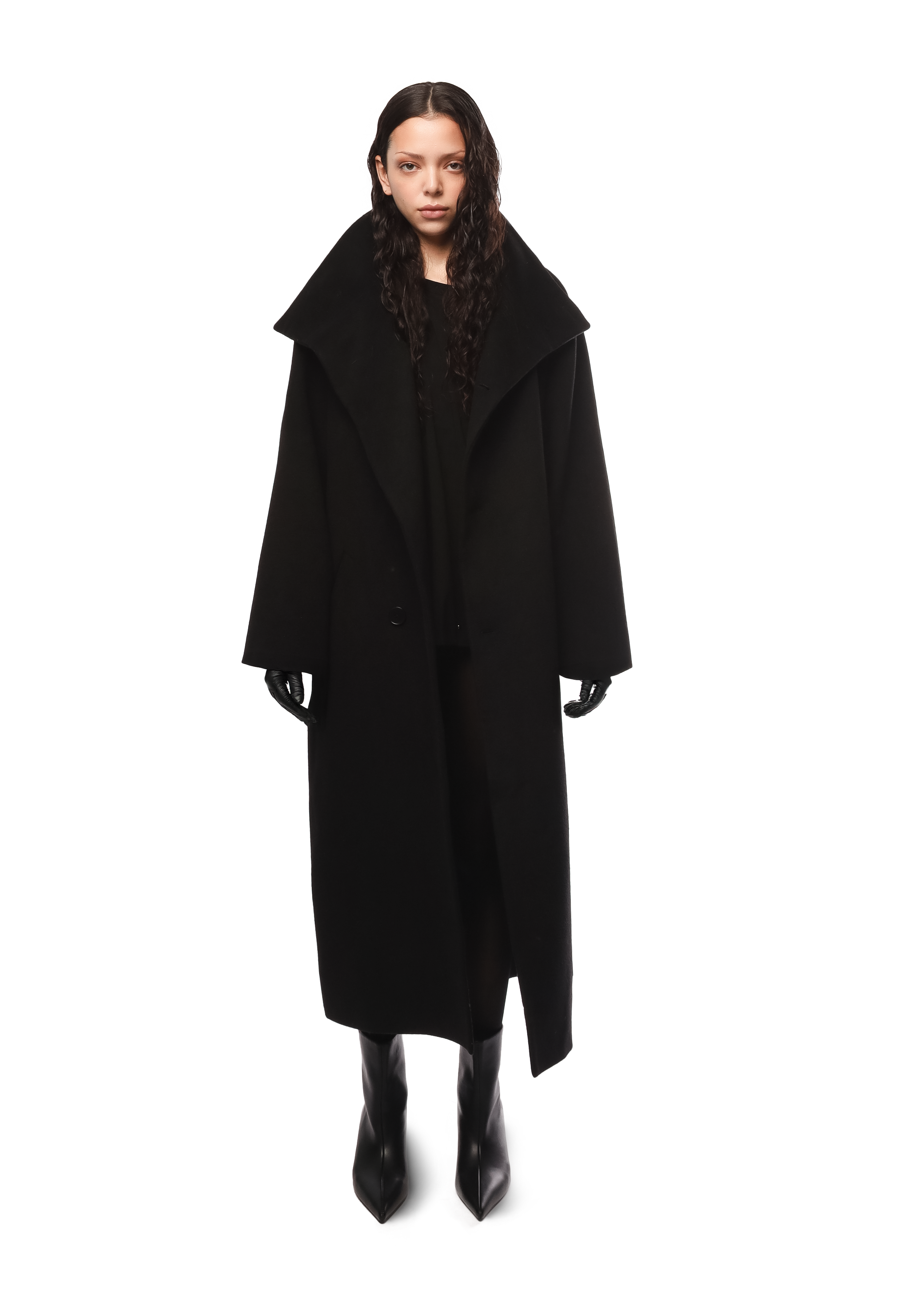 LA SEINE COAT in BLACK