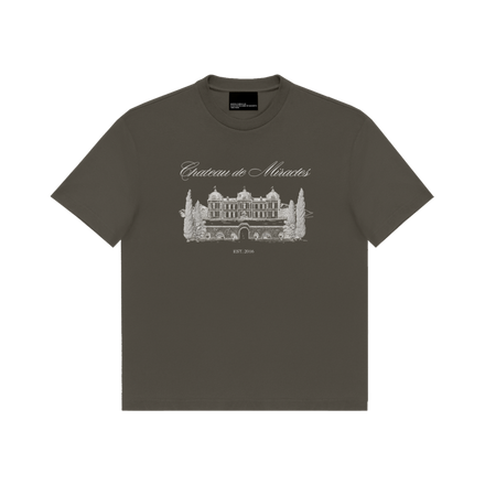 CHATEAU T-SHIRT in DARK OLIVE