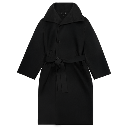 LA SEINE COAT in BLACK