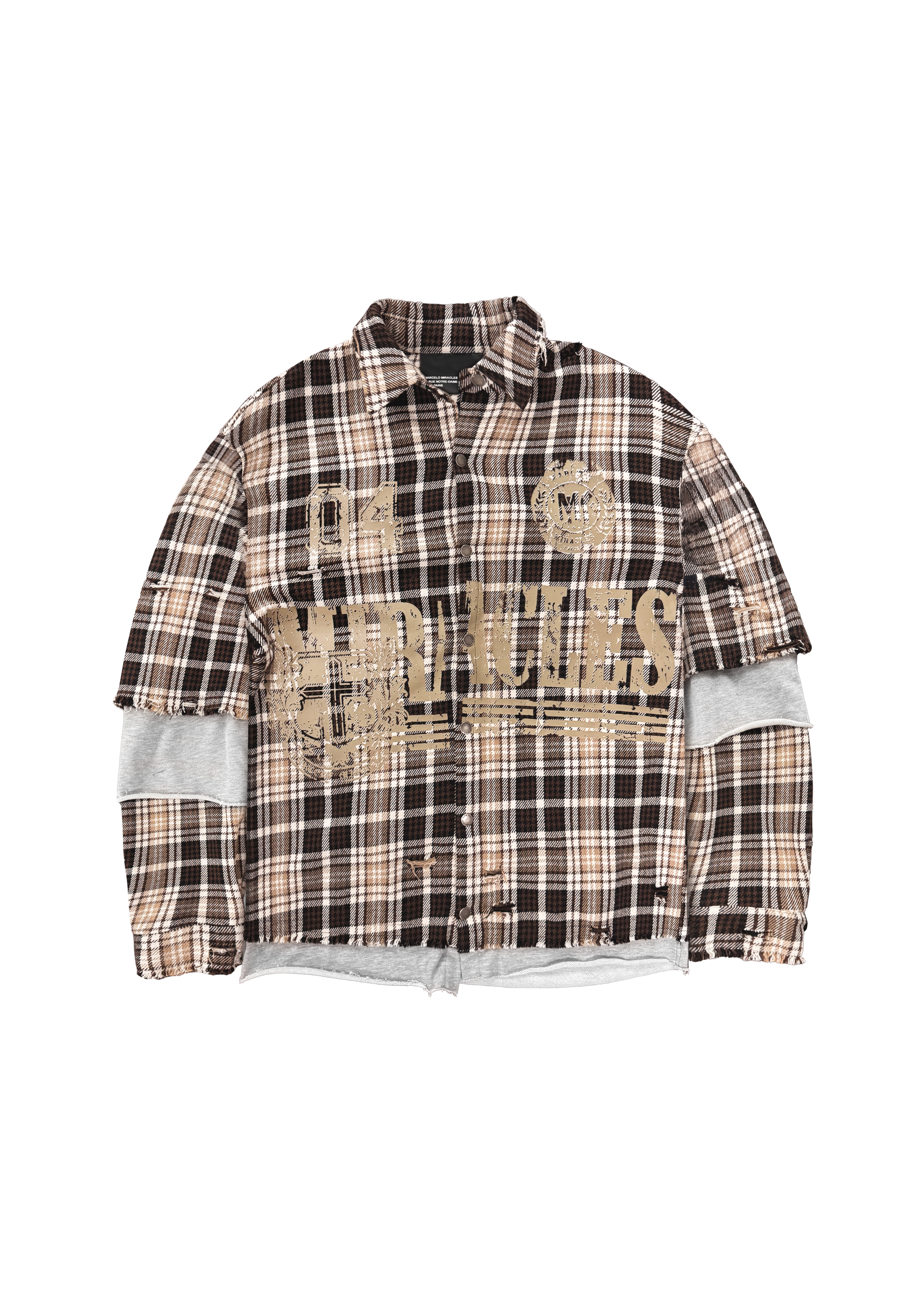 FRAGMENT SHIRT in BEIGE