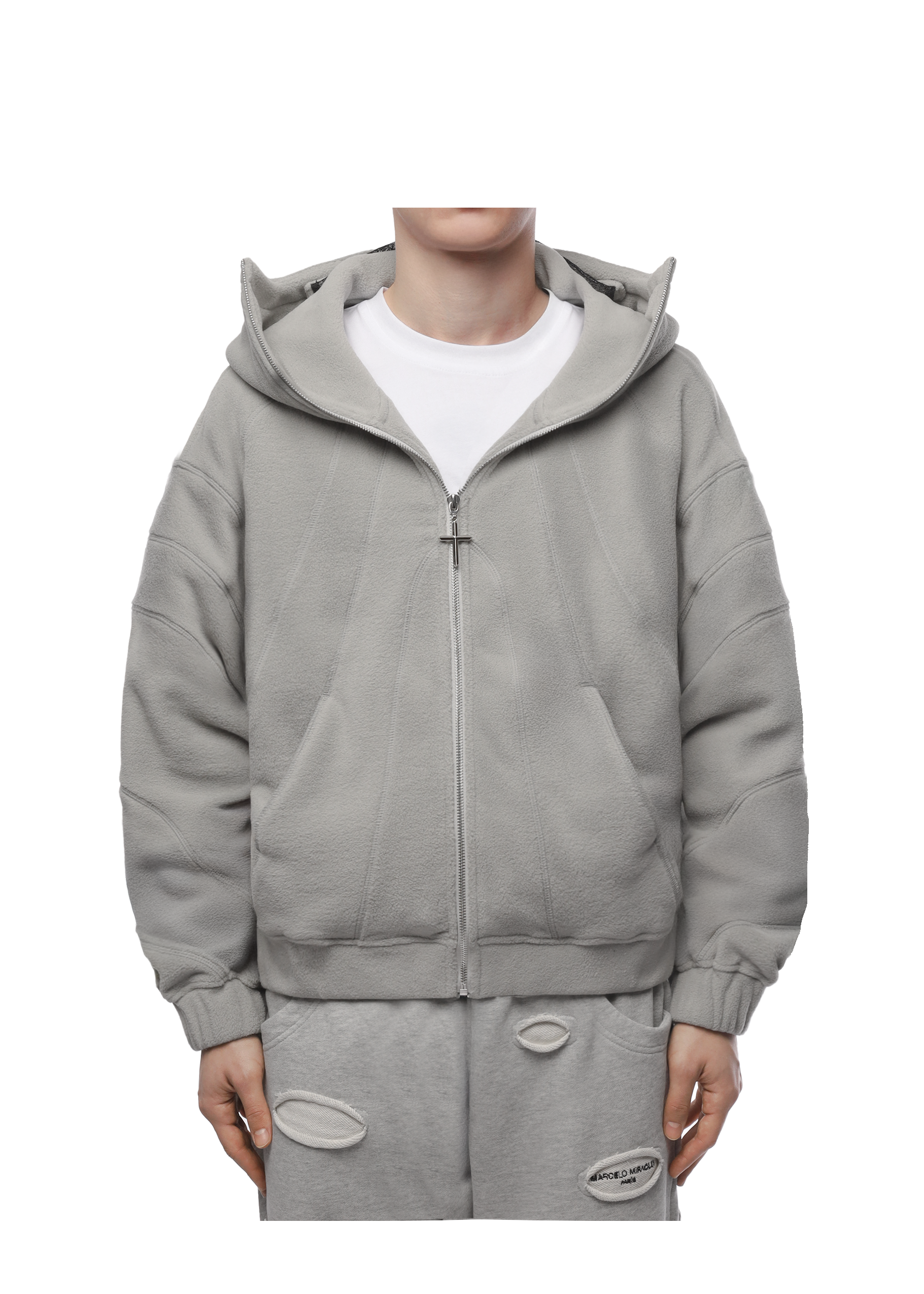 GHOST FLEECE in GREY