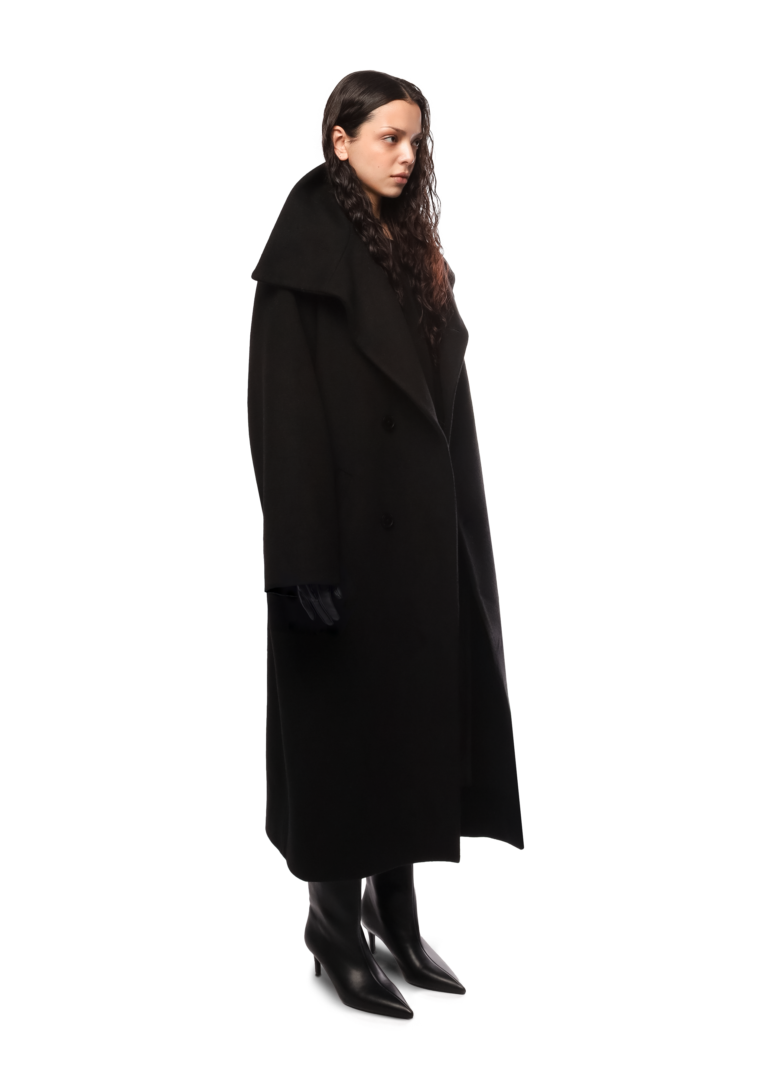 LA SEINE COAT in BLACK