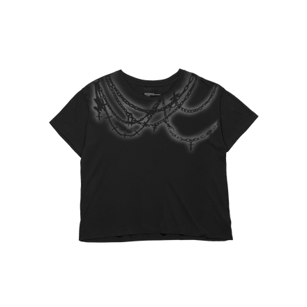CHAINS TEE in BLACK