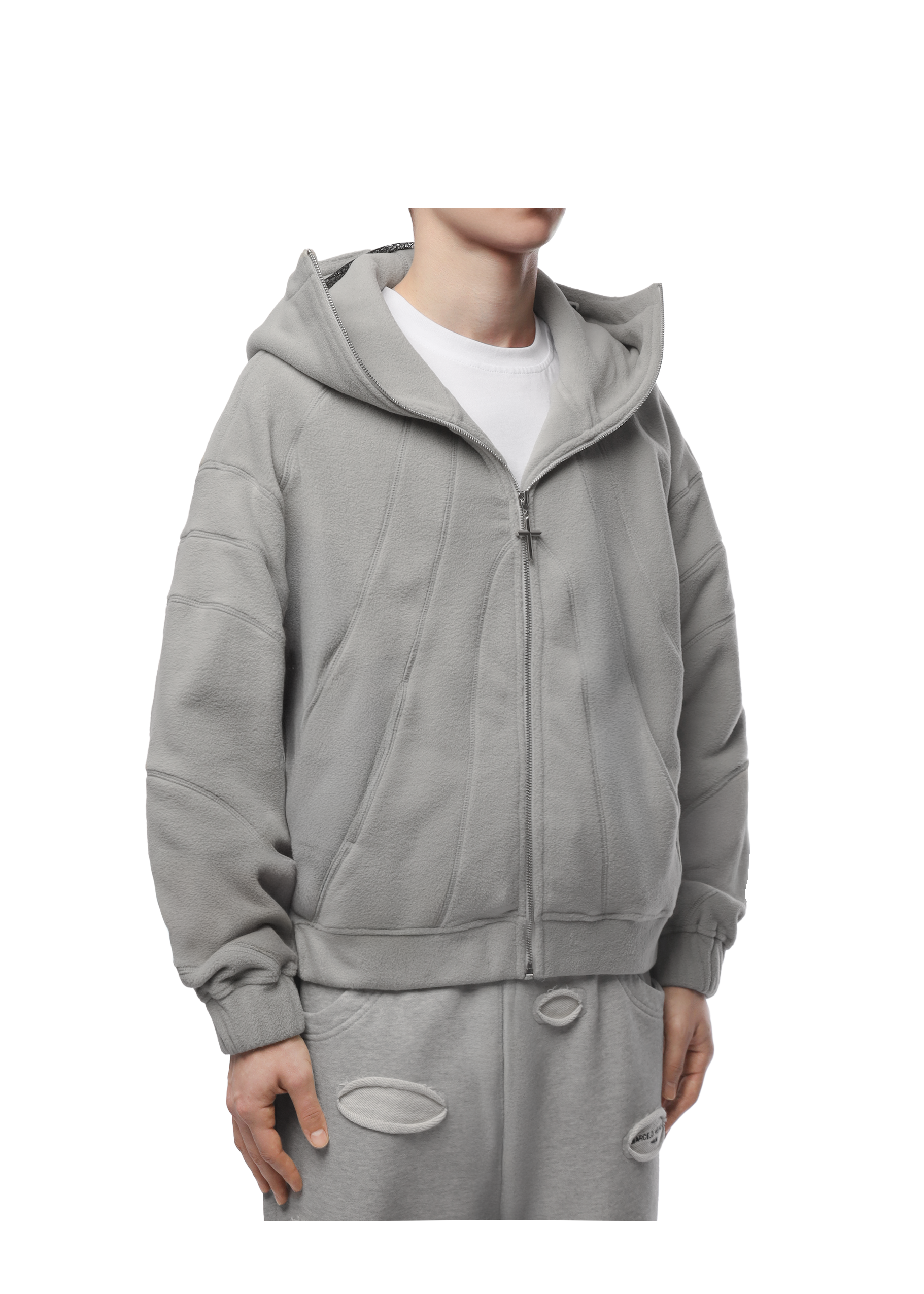 GHOST FLEECE in GREY