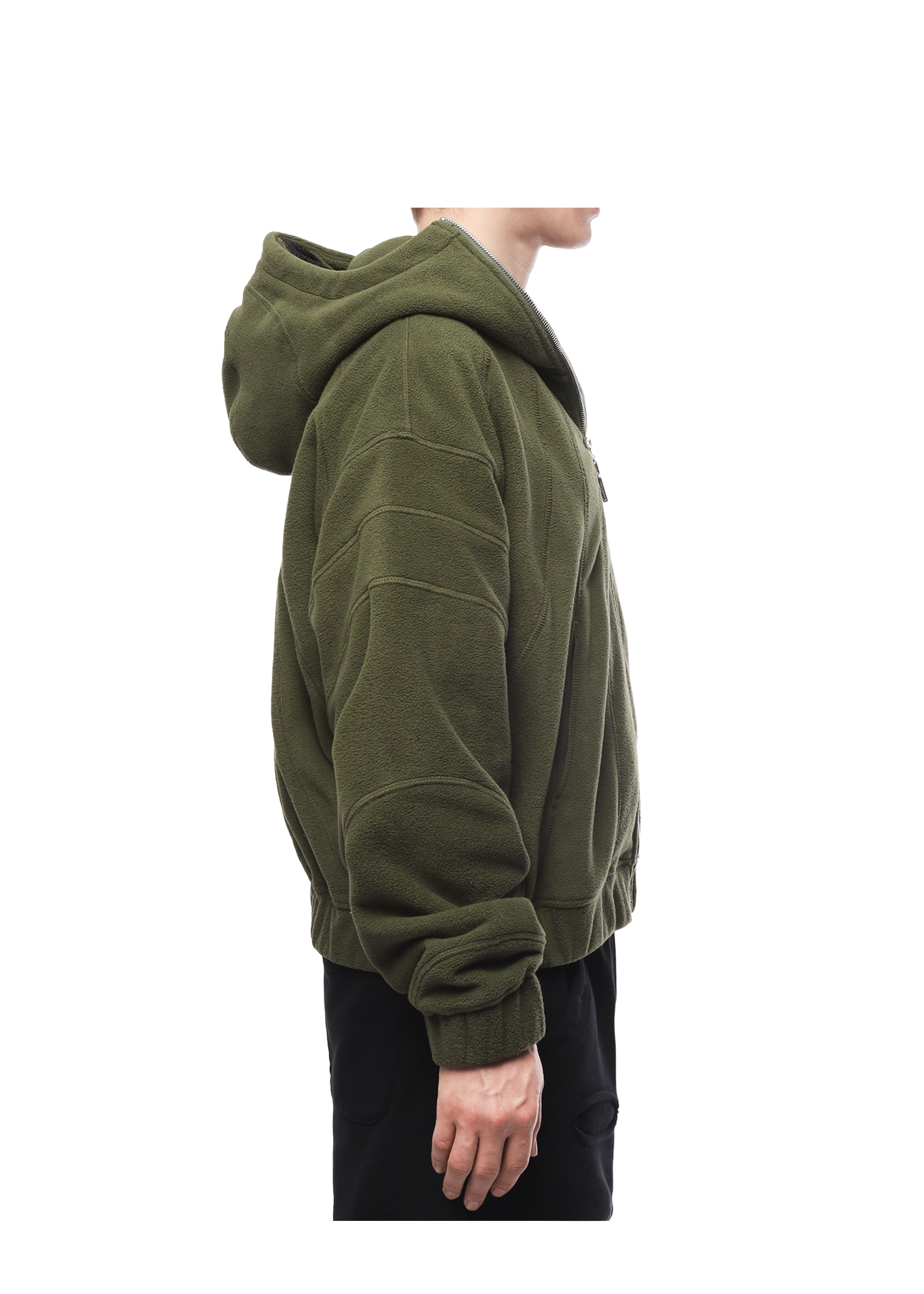 GHOST FLEECE in GREEN