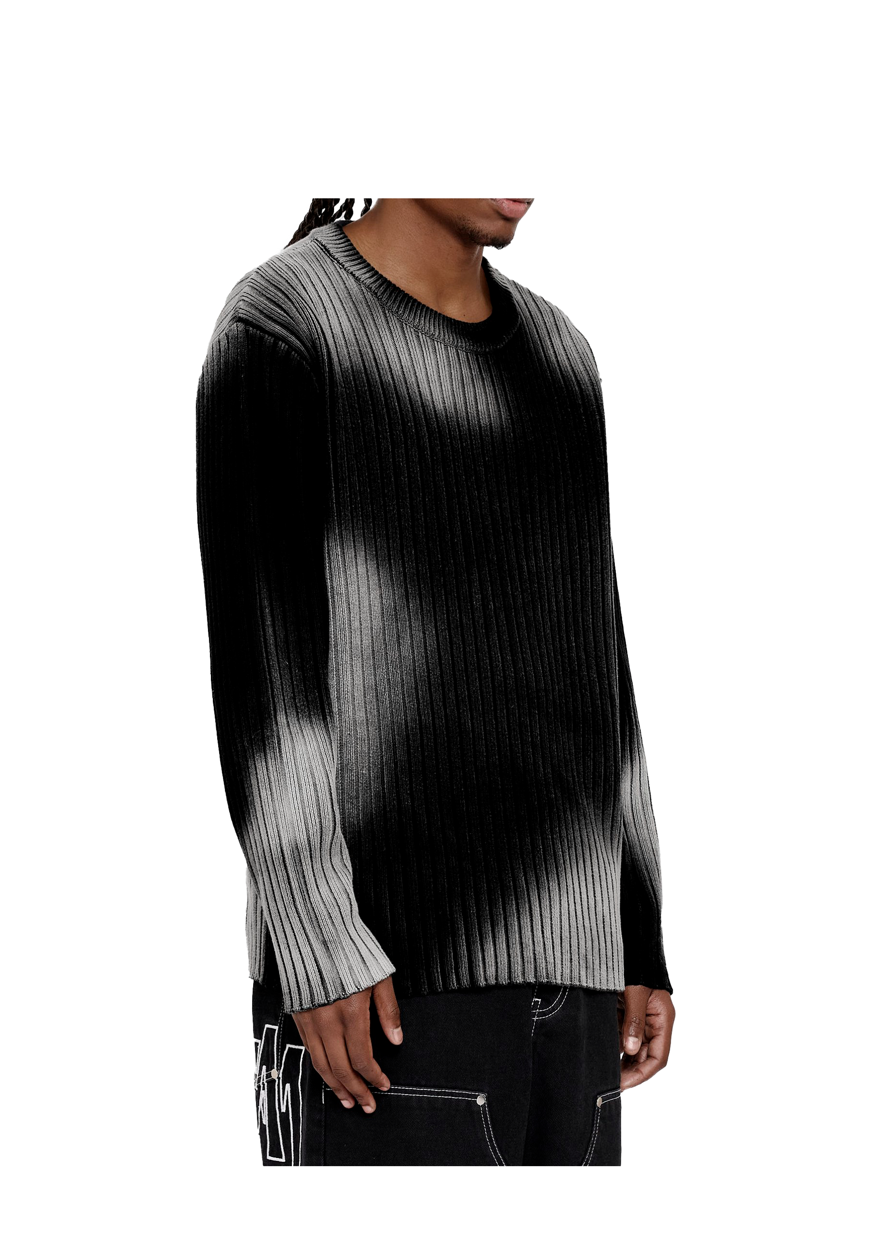 SPRAY KNIT in BLACK