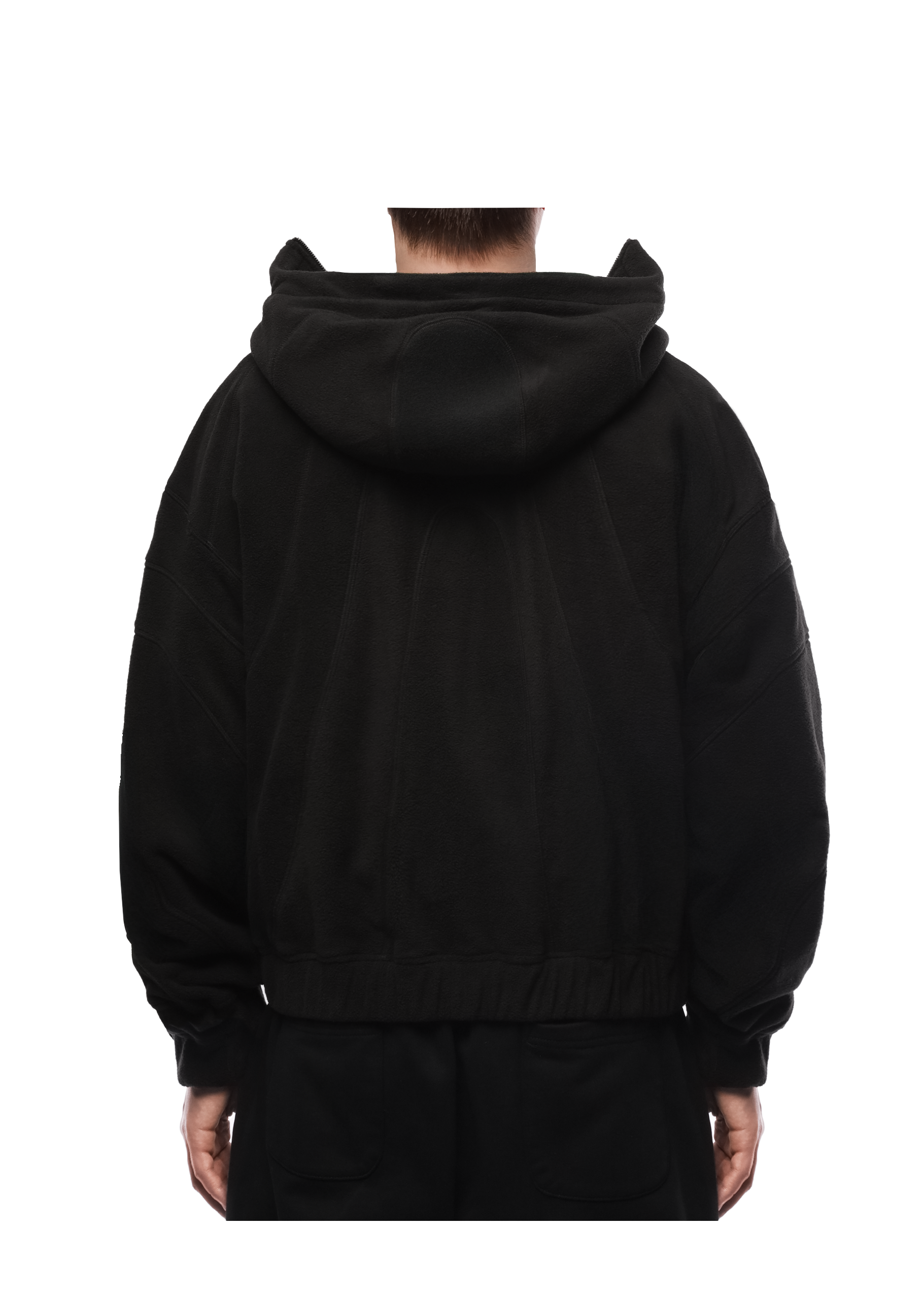 GHOST FLEECE in BLACK