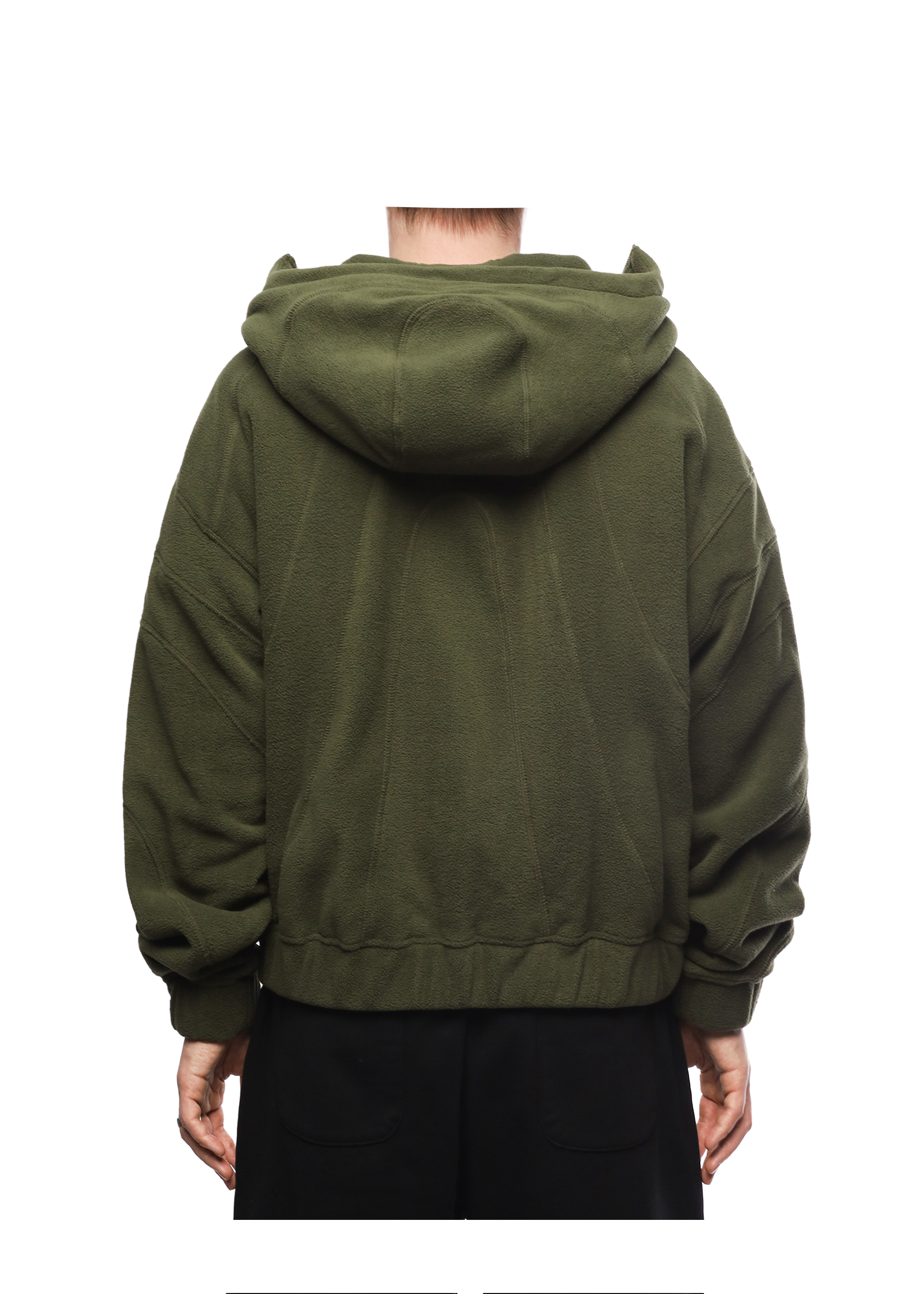 GHOST FLEECE in GREEN