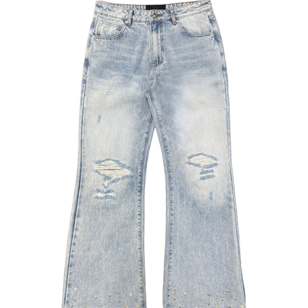 SERPENT FLARE DENIM in BLUE