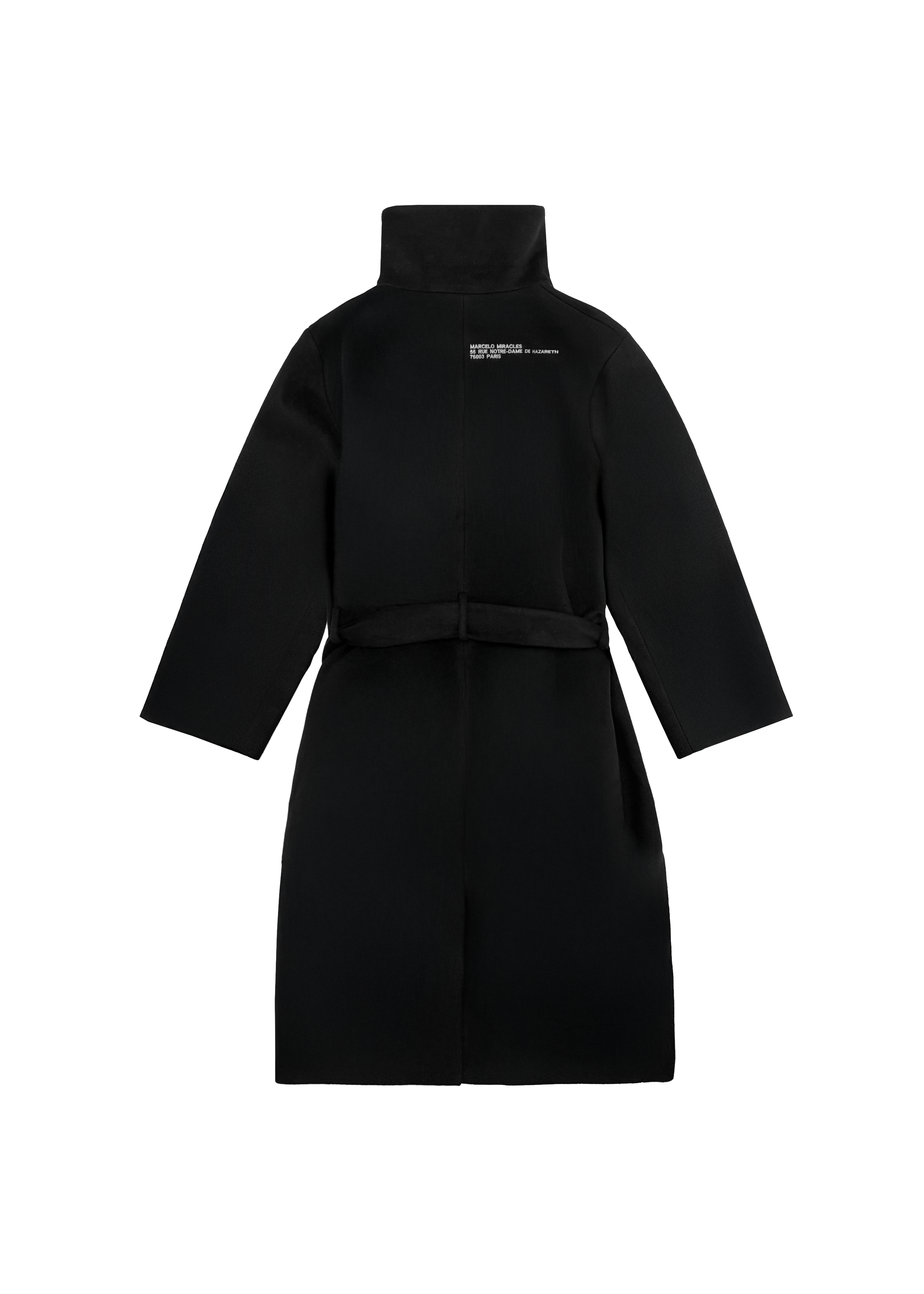 LA SEINE COAT in BLACK