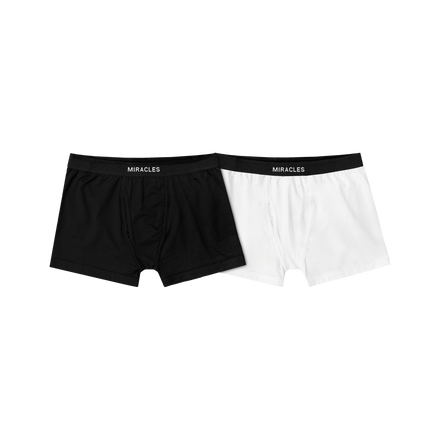 LOGO UNDERWEAR in BLACK/WHITE