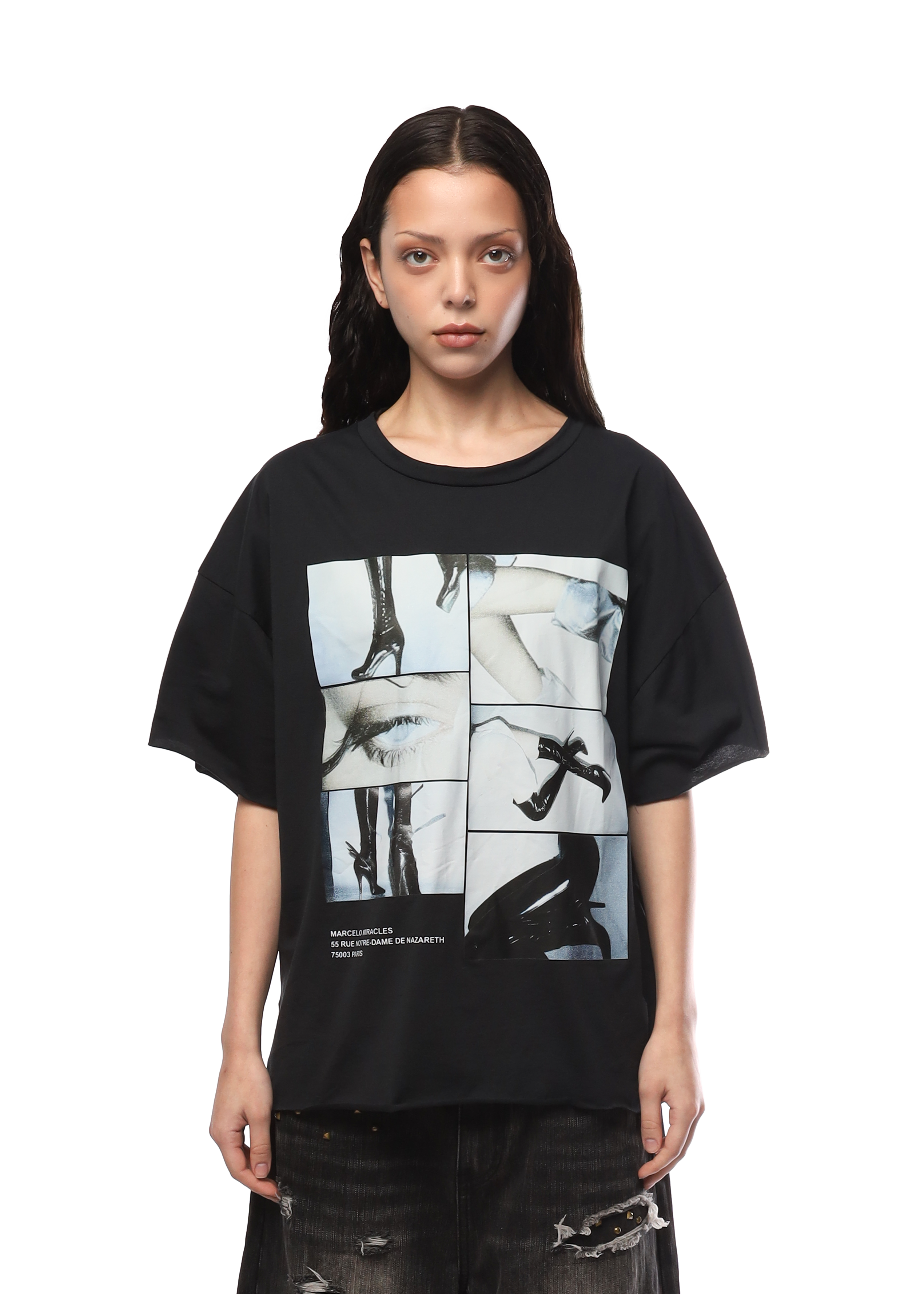 PHOTO T-SHIRT in BLACK