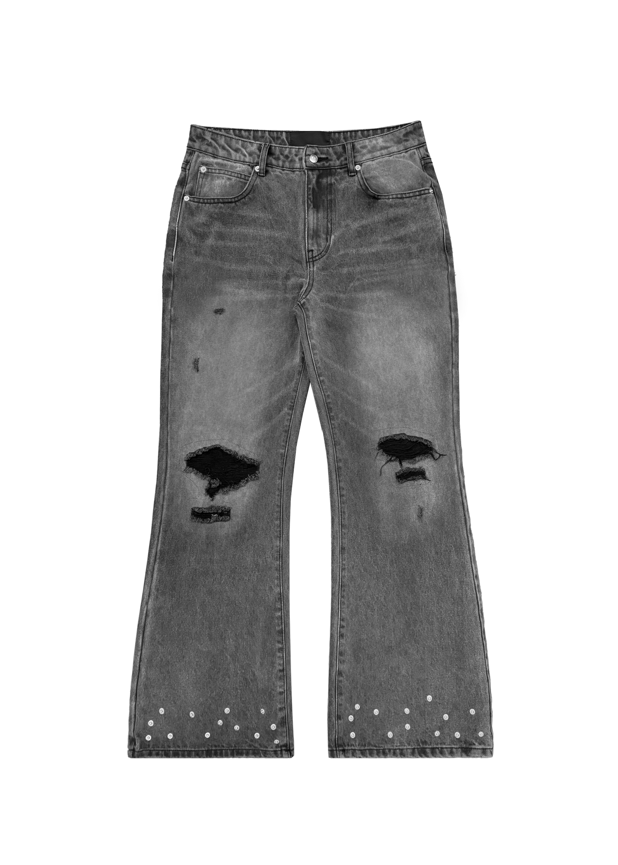 SERPENT FLARE DENIM in GREY