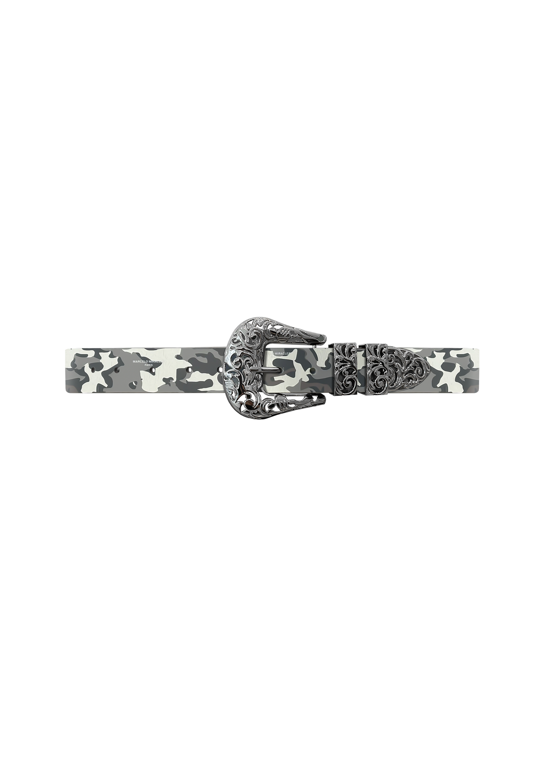 MARCELO MIRACLES MONOGRAM BELT in CAMO