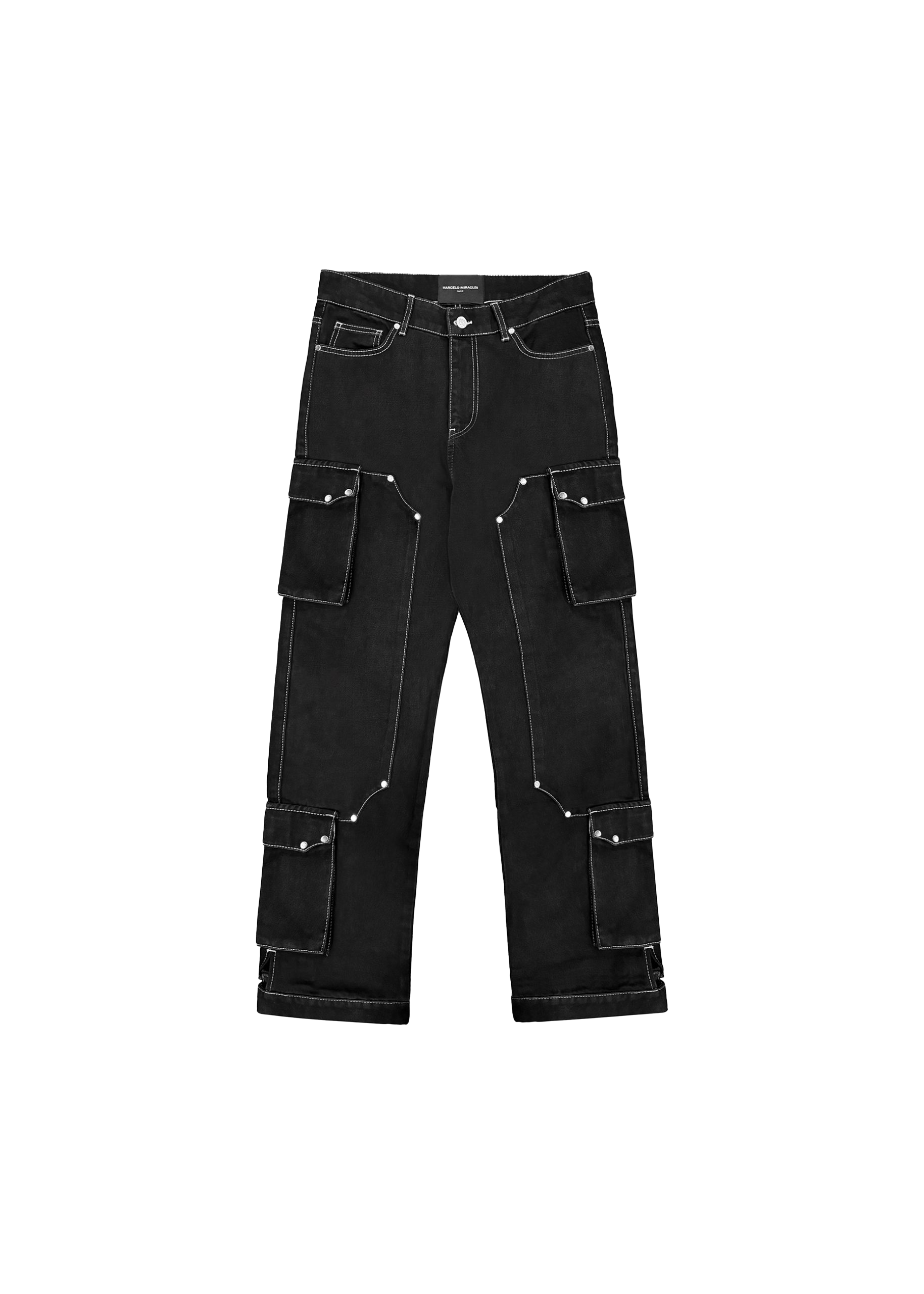 CARGO DENIM in BLACK