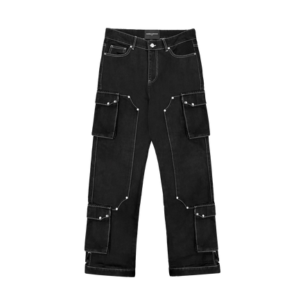 CARGO DENIM in BLACK