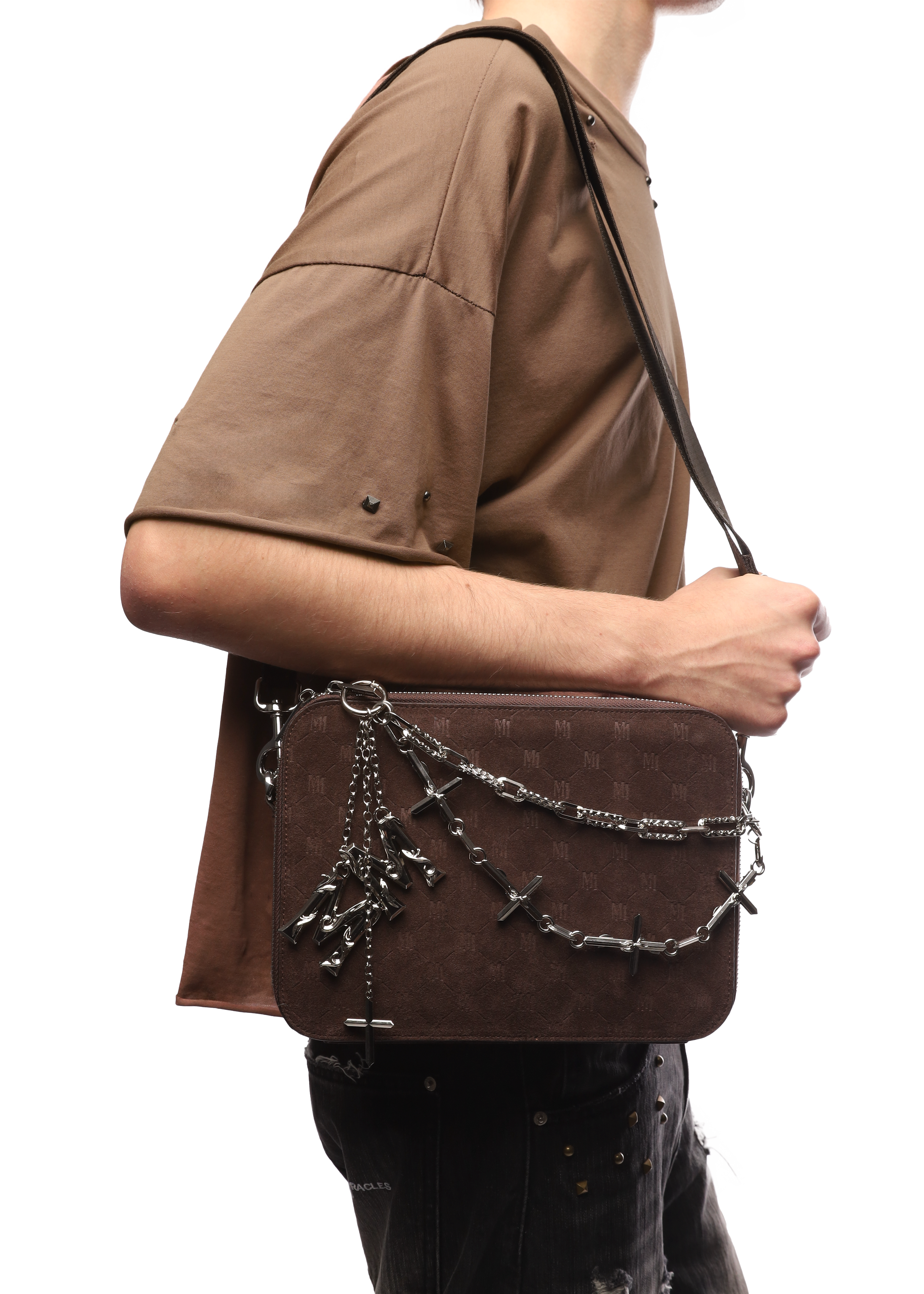 ANTWERP CROSSBODY BAG in BROWN