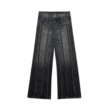 VERTICAL SEAM DENIM in WASHED GREY