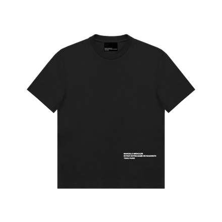ADDRESS LOGO T-SHIRT in BLACK